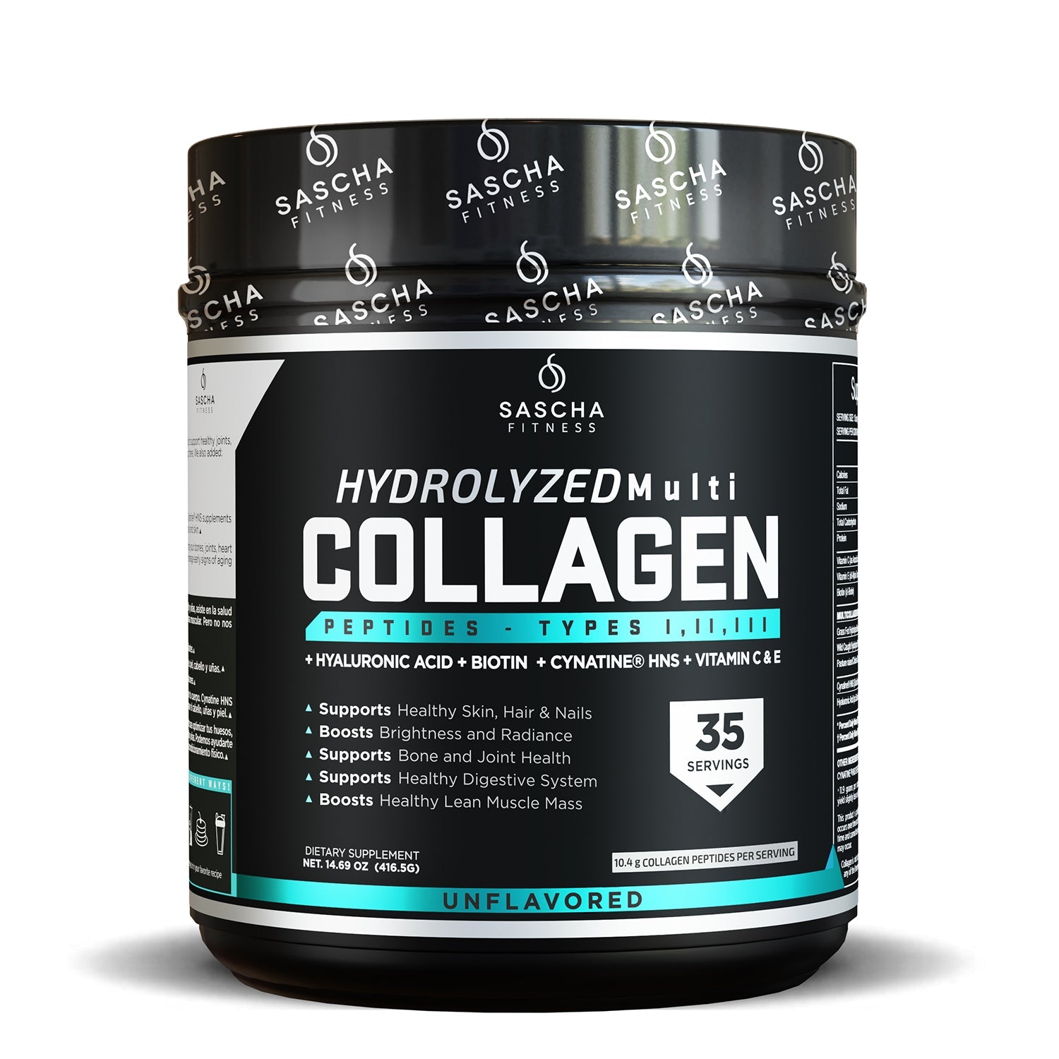 Sascha Fitness México - Hydrolyzed Multi Collagen | Colágeno Sin Sabor