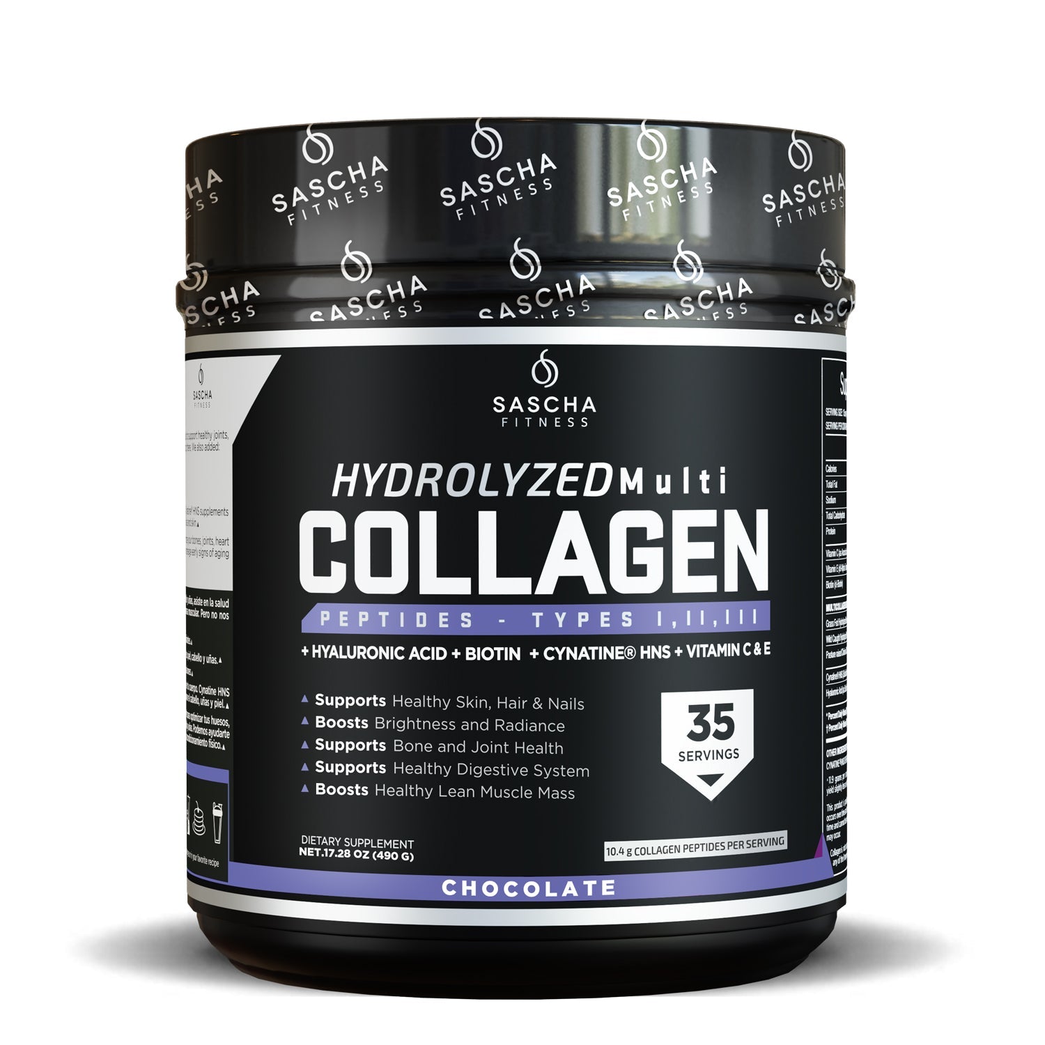 Sascha Fitness México - Hydrolyzed Multi Collagen | Colágeno de Chocolate