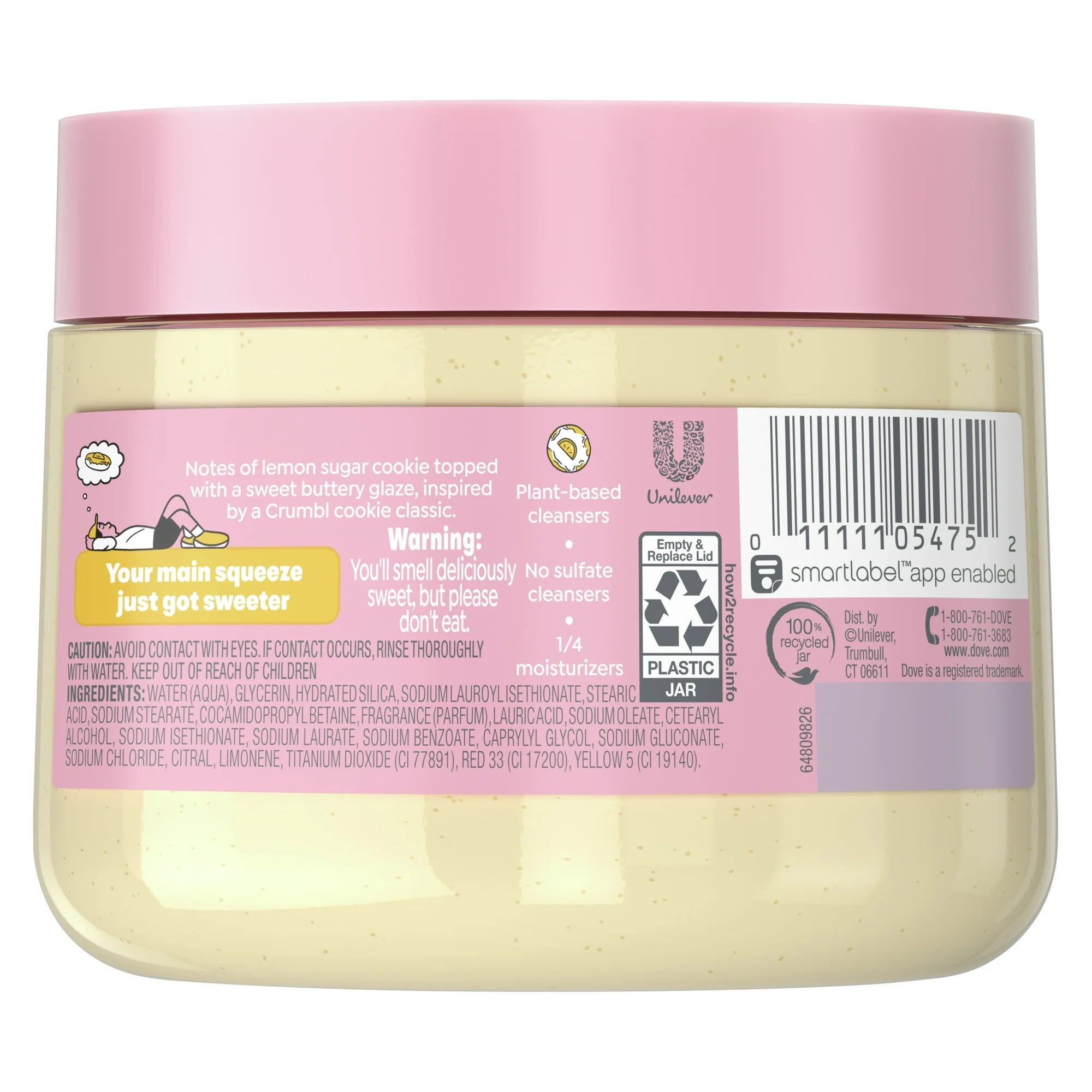 Crumbl Exfoliating Body Scrub Lemon Cookie