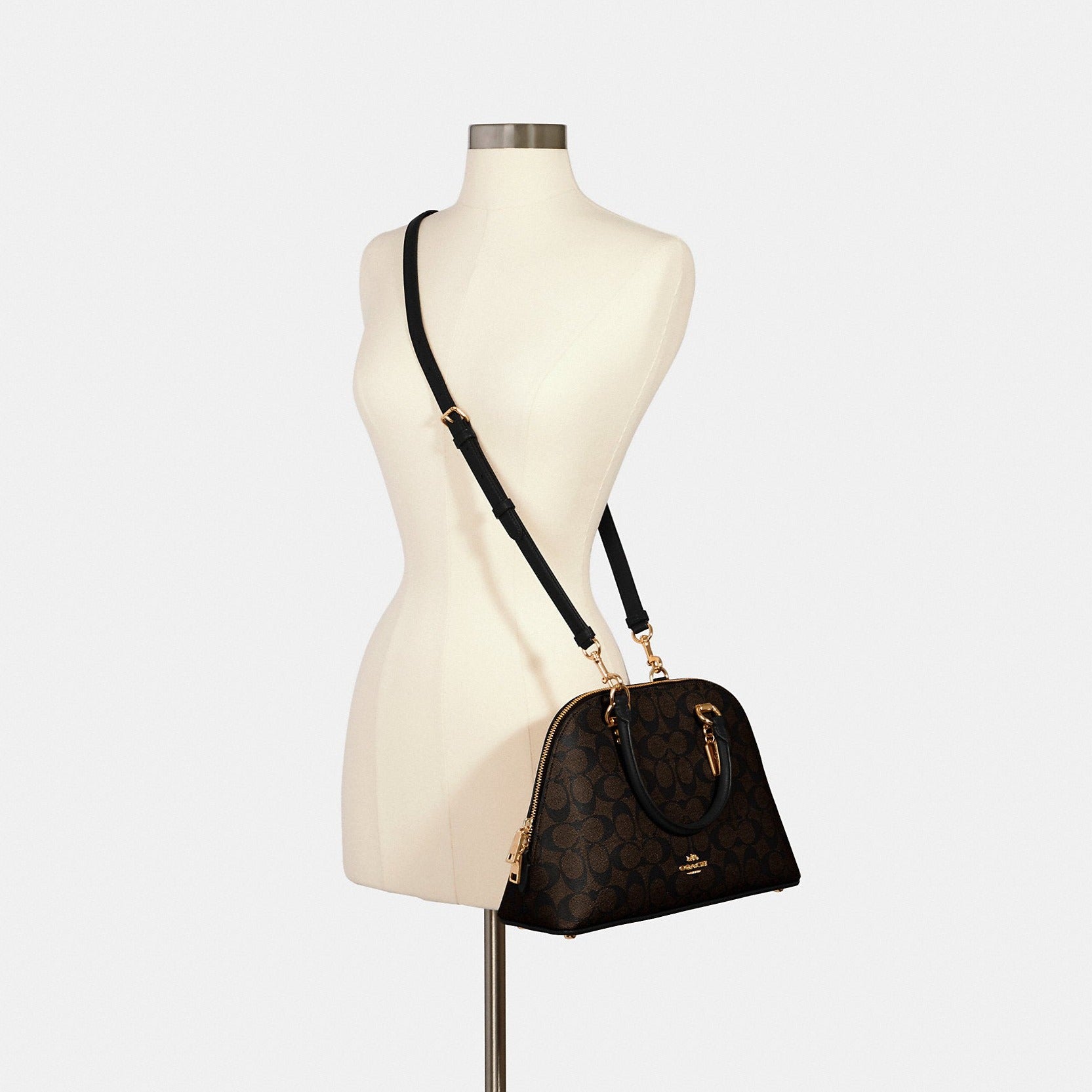 Katy Satchel In Signature Canvas