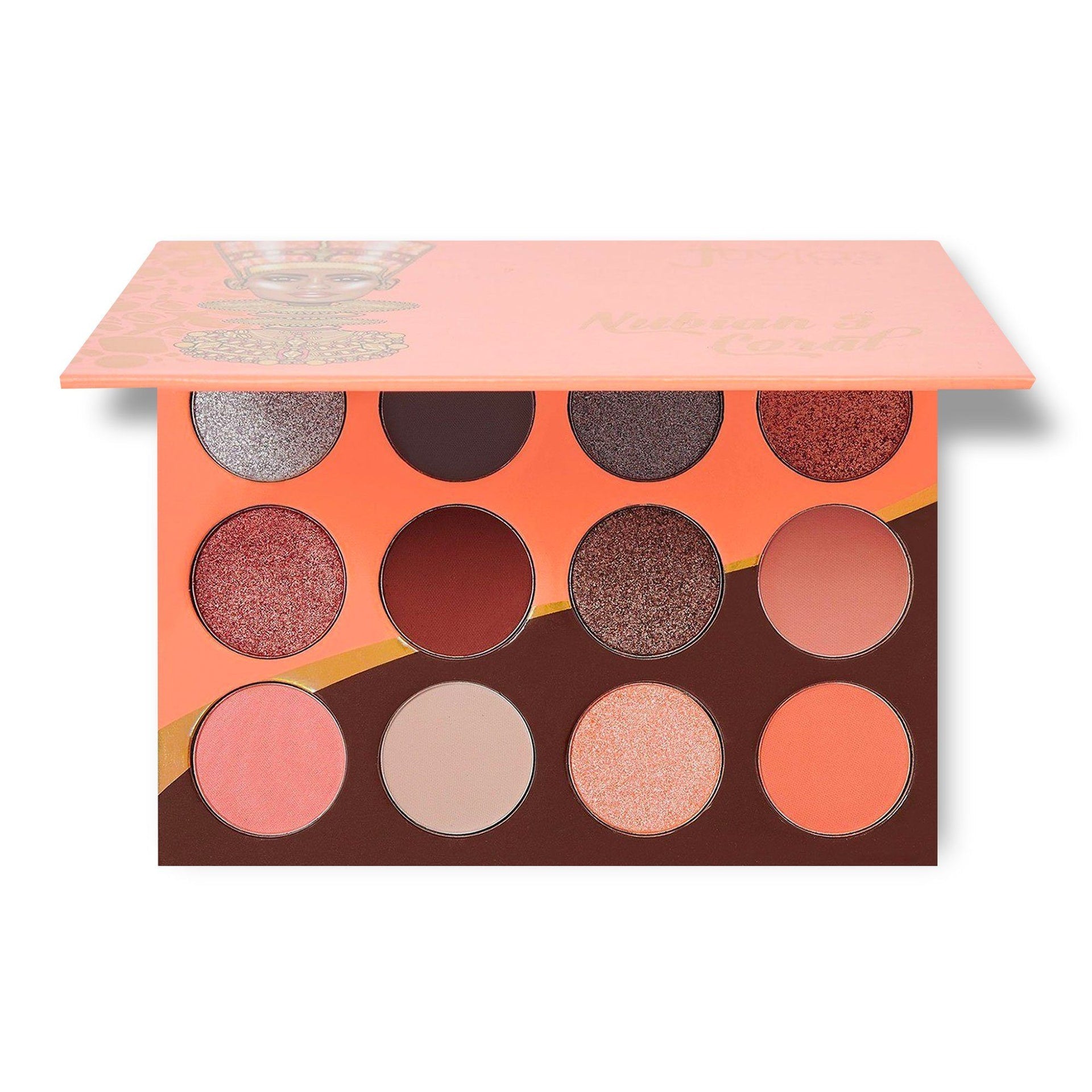 Juvia's Place - The Nubian 3 Coral Eyeshadow Palette | Paleta de Sombras