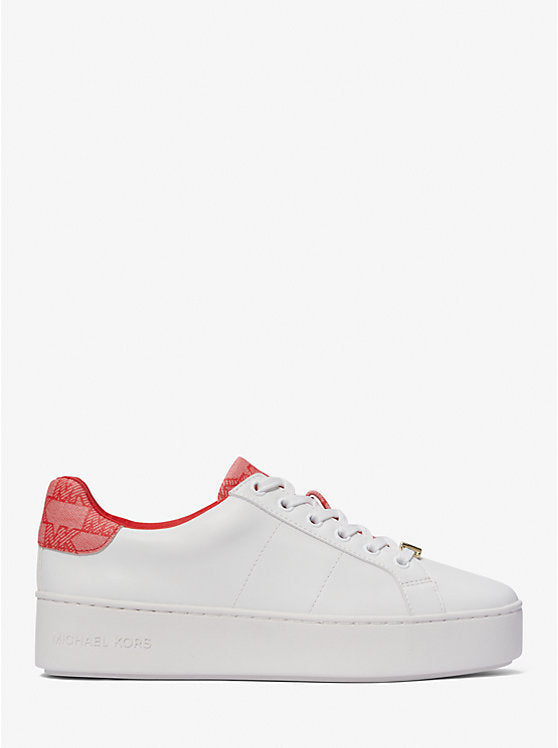 Poppy Logo Trim Sneaker