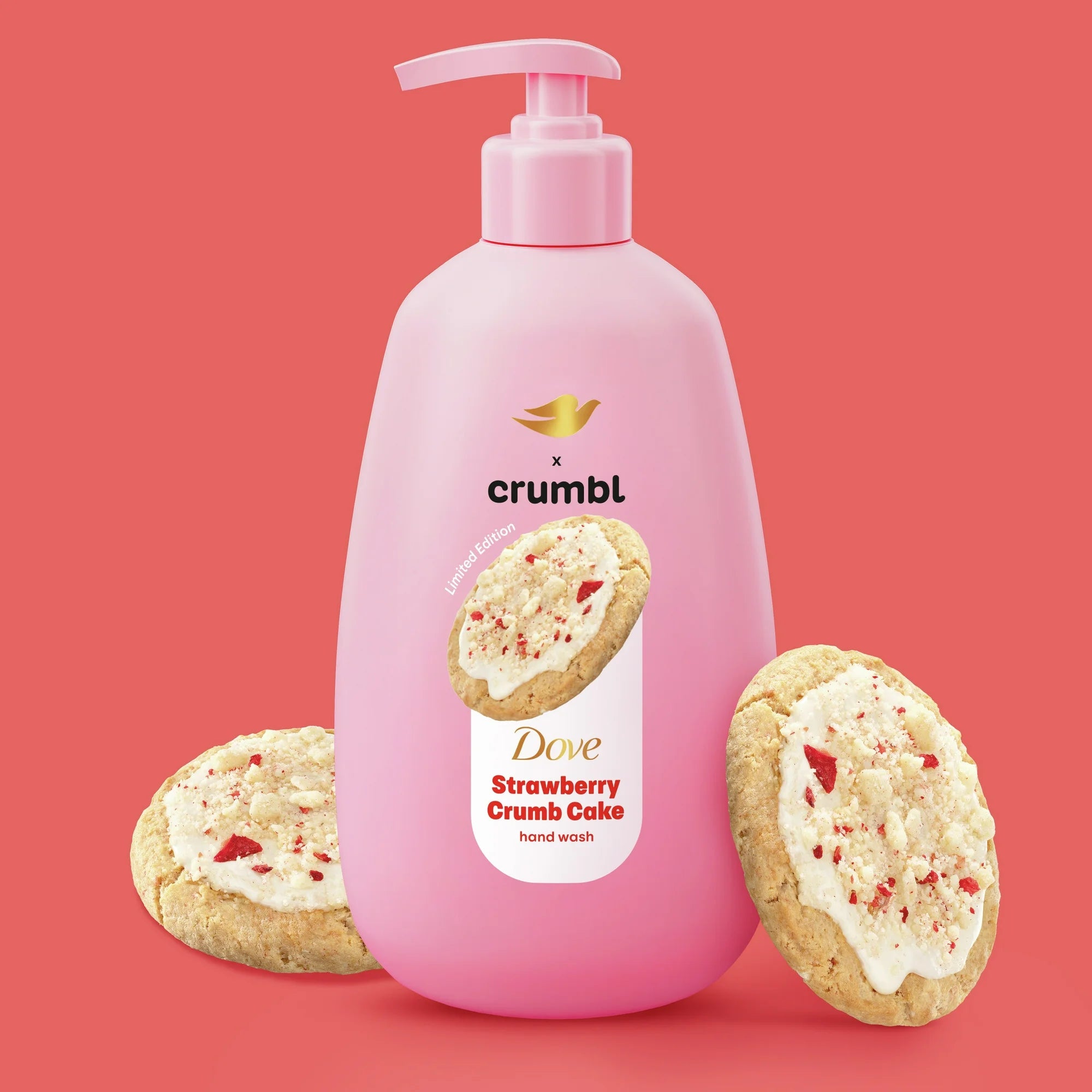 Crumbl Moisturizing Liquid Hand Wash Strawberry Cookie