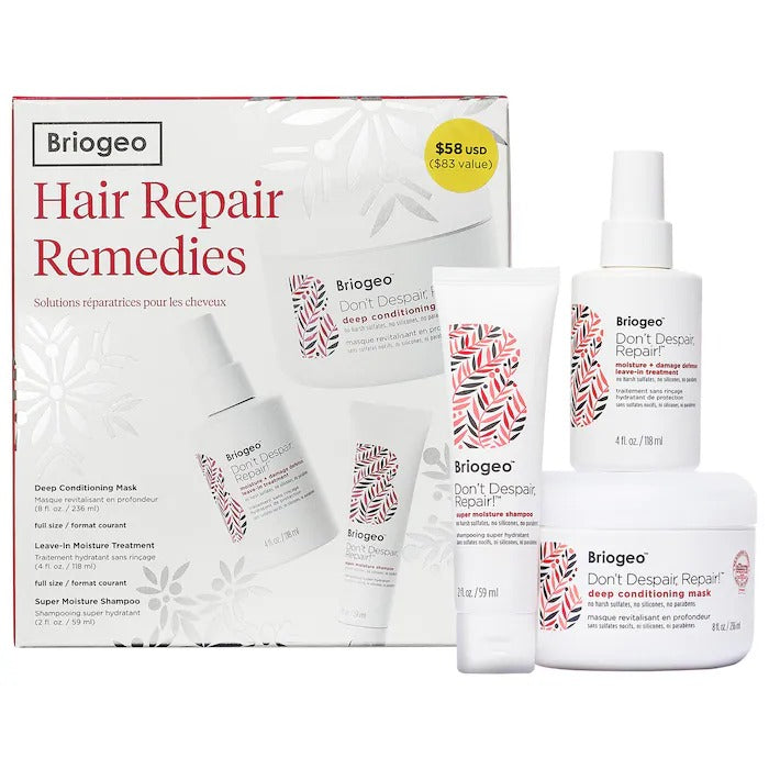 Briogeo - Don’t Despair, Repair! Hair Repair Remedies Gift Set | Cuidado del Cabello