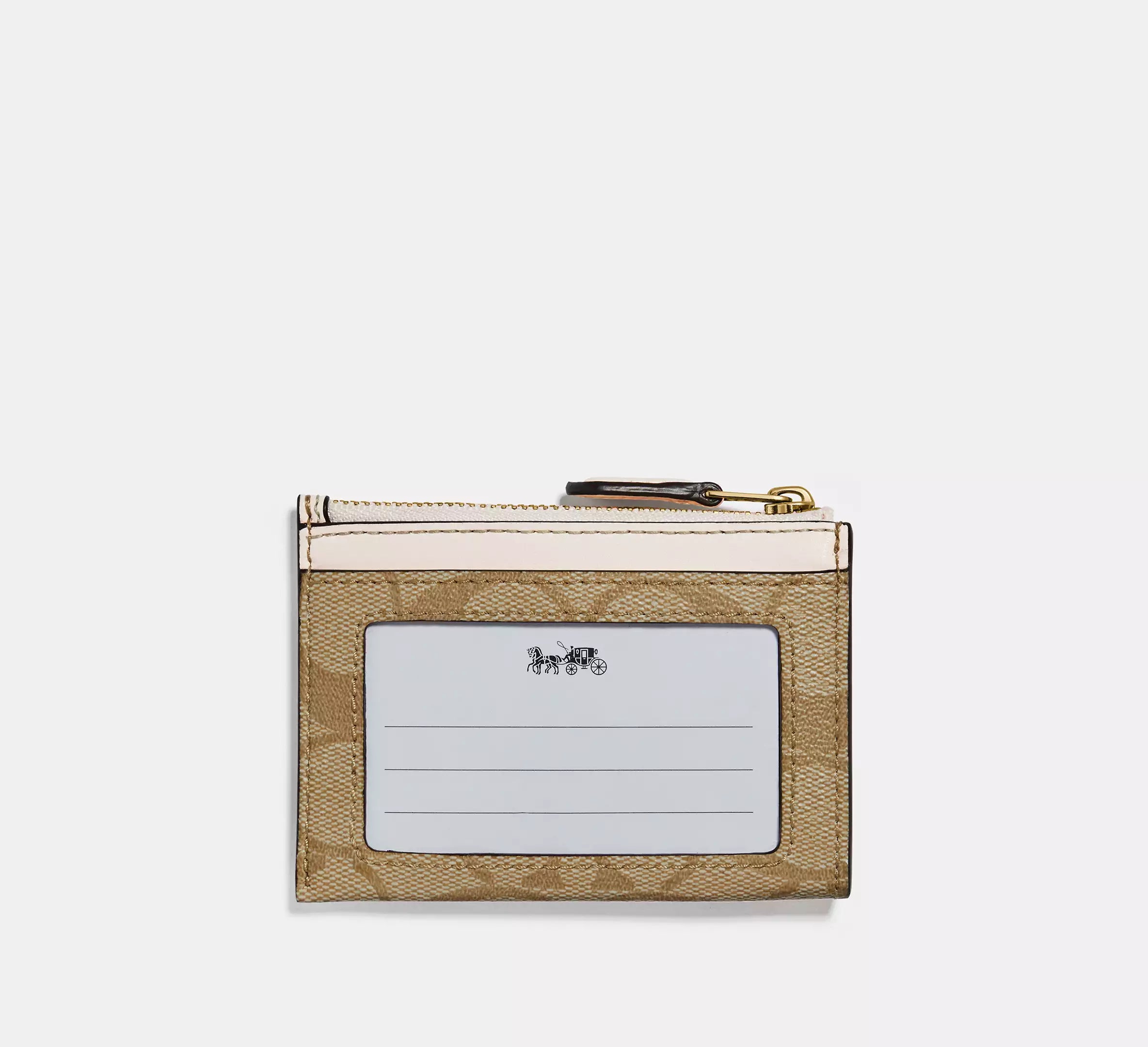 Mini Skinny Id Case In Signature Canvas