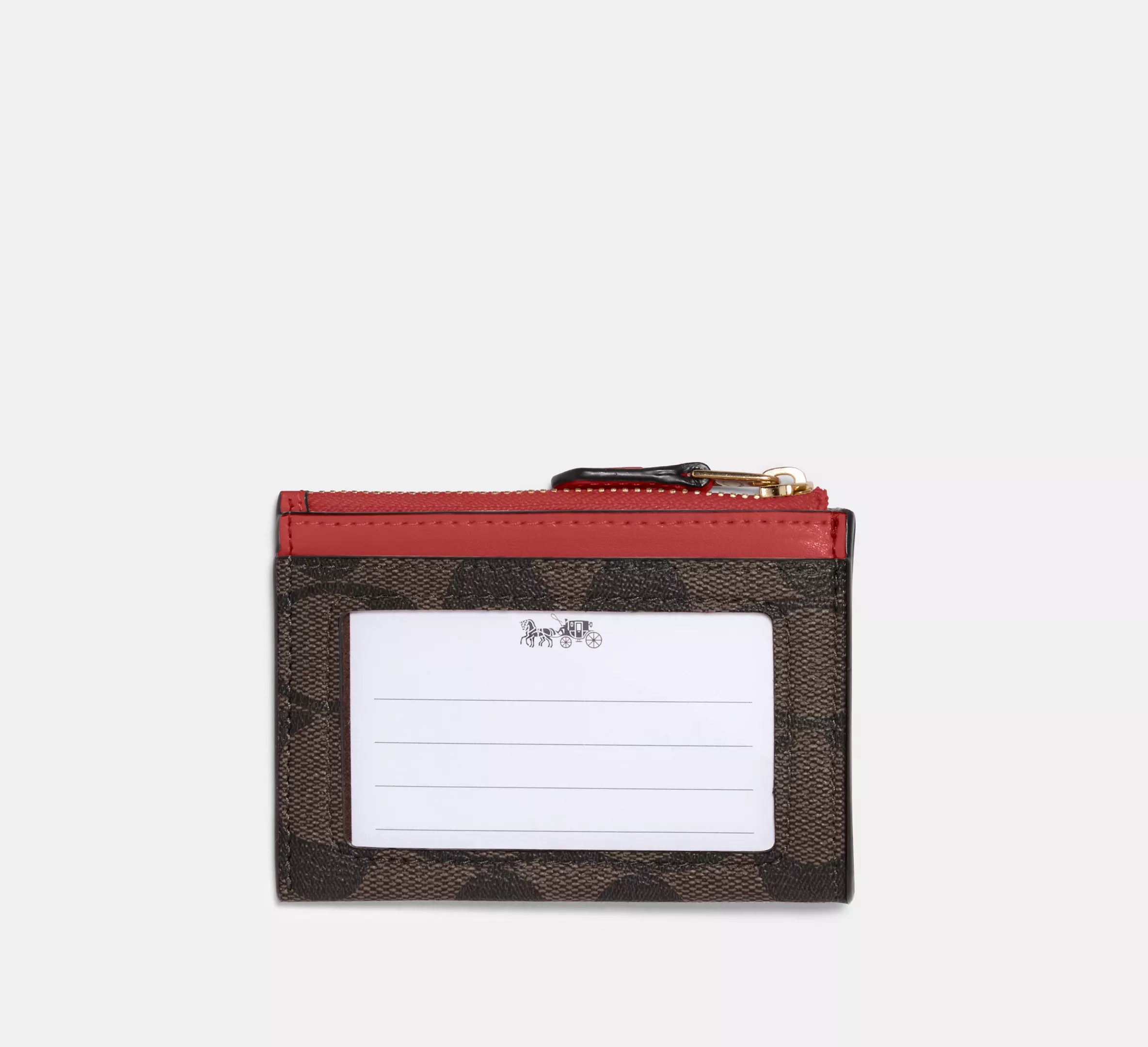 Mini Skinny Id Case In Signature Canvas