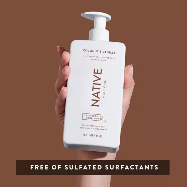 Native Coconut & Vanilla Moisturizing Vegan Conditioner