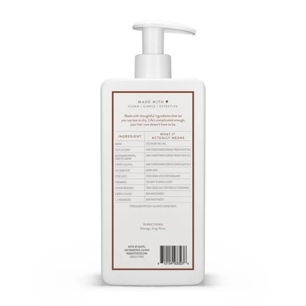 Native Coconut & Vanilla Moisturizing Vegan Conditioner