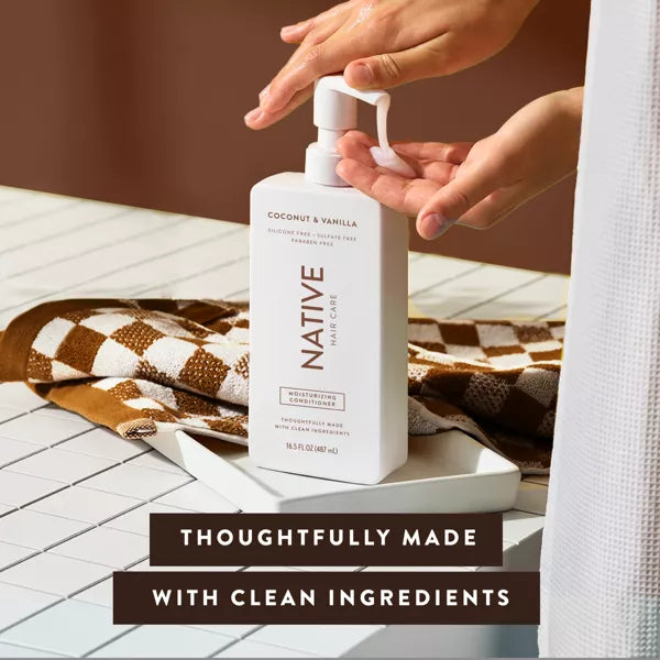 Native Coconut & Vanilla Moisturizing Vegan Conditioner