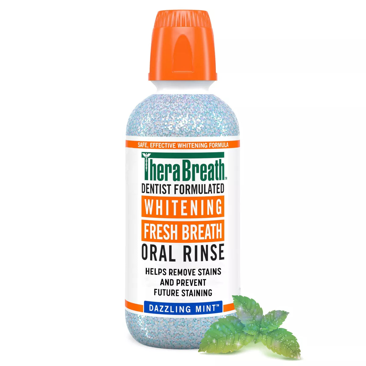 TheraBreath - Whitening Mint Mouthwash | Enjuague Bucal Blanqueador Sin Alcohol