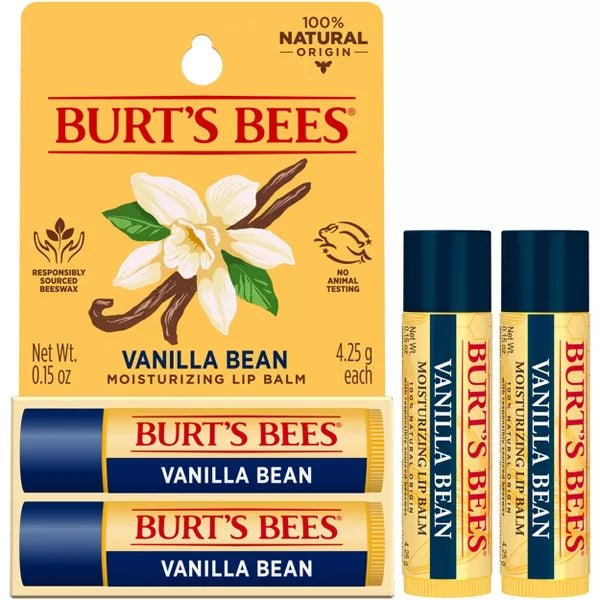 Lip Balm - Vanilla Bean - 2pk