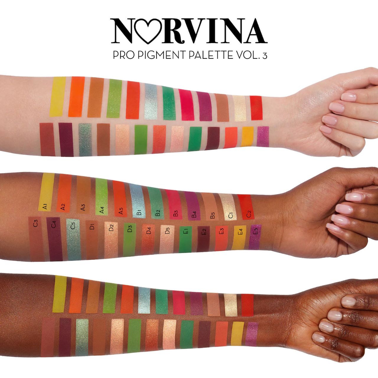 Norvina Pro Pigment Palette Vol. 3