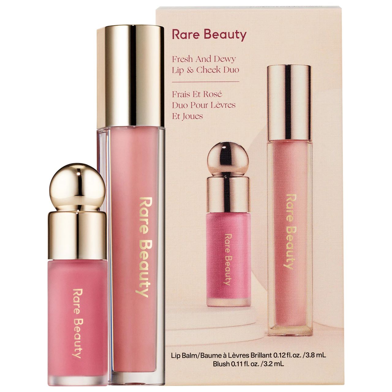 Rare Beauty - Fresh and Dewy Lip & Cheek Duo | Set de Maquillaje