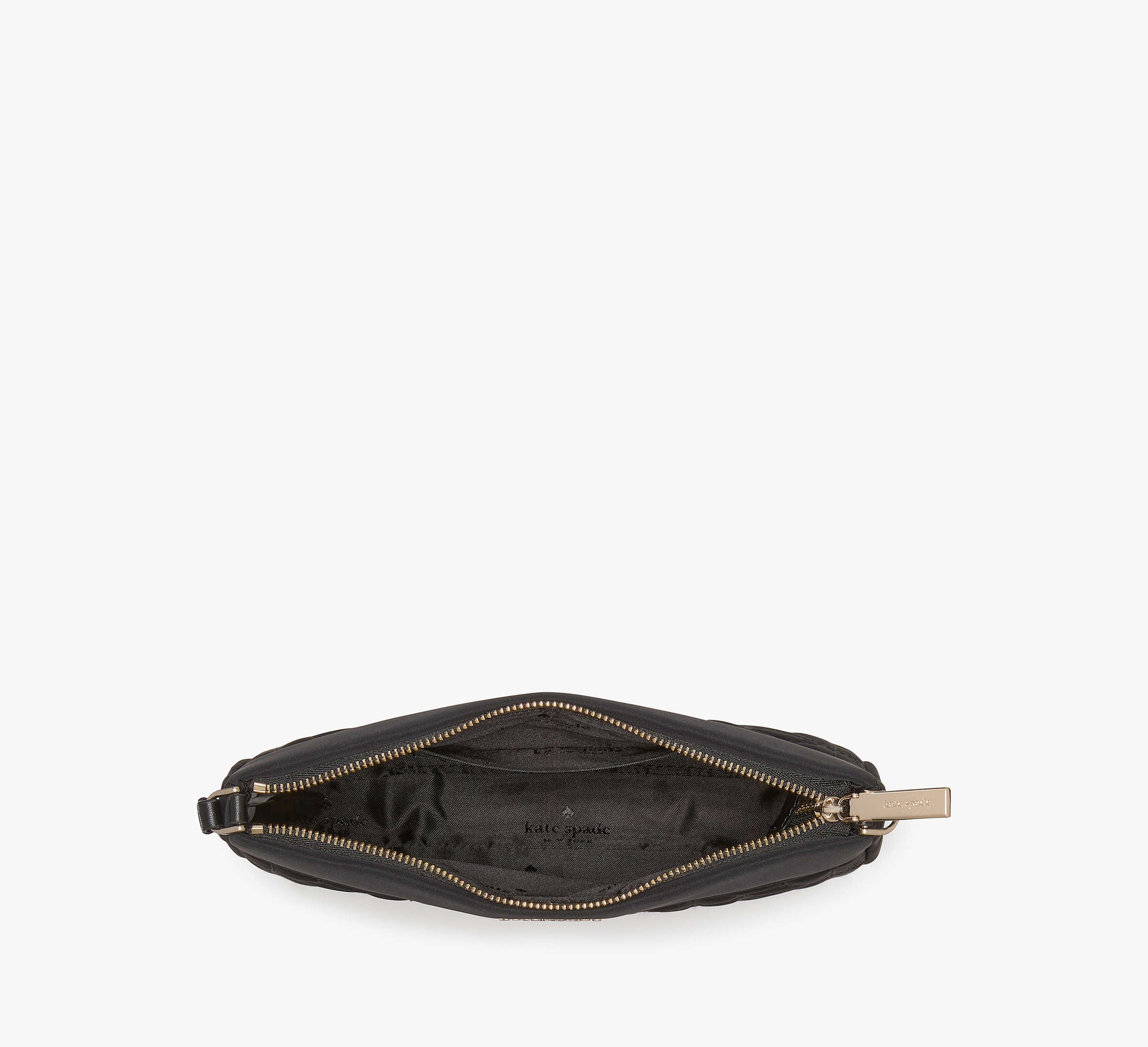 Spade Flower Quilted Fabric Convertible Wristlet
