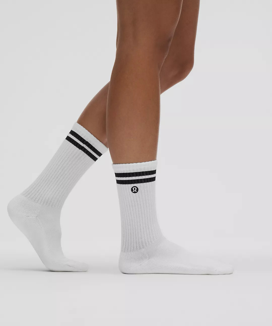 Unisex Daily Essential Crew Socks Stripe