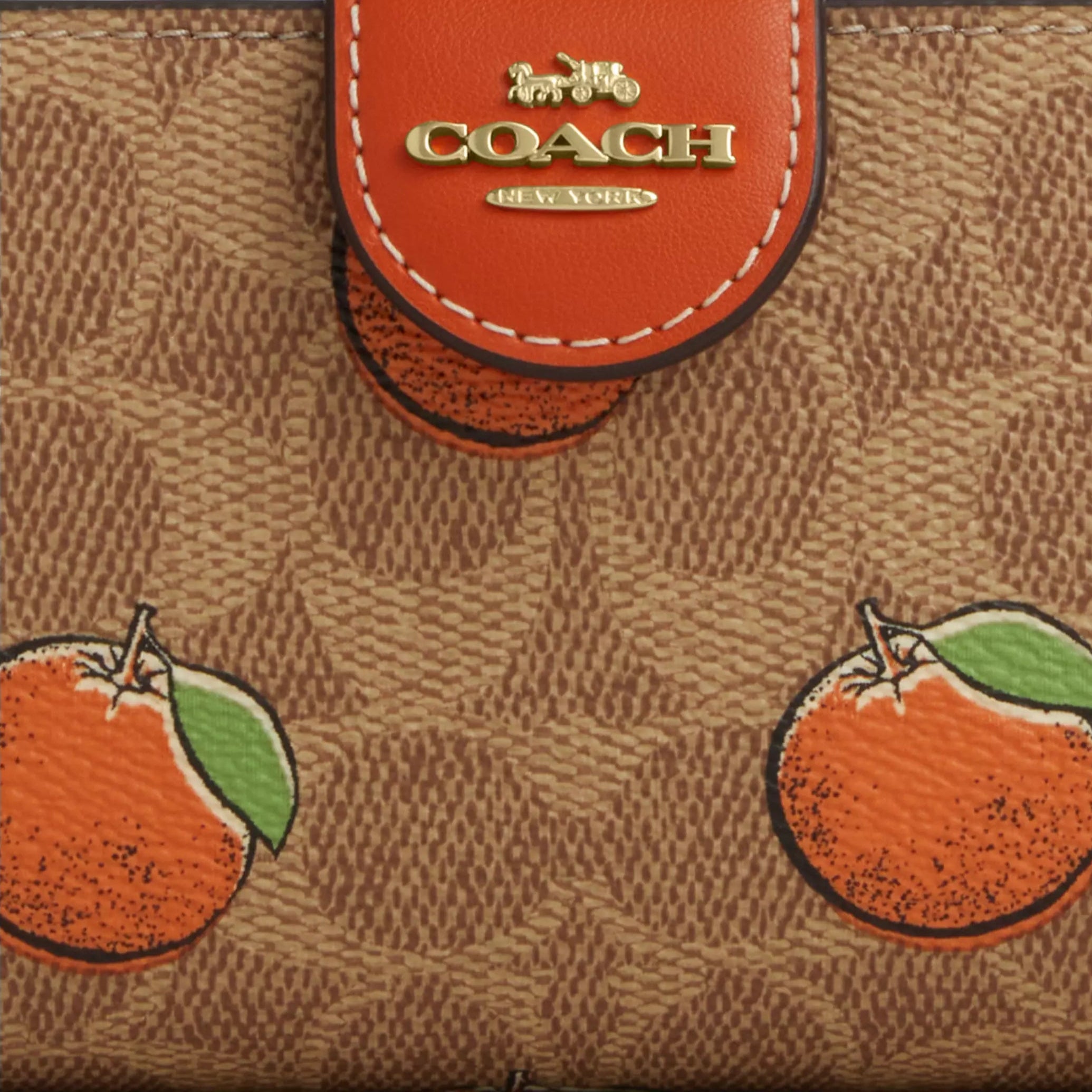 Medium Corner Zip Wallet In Signature Canvas