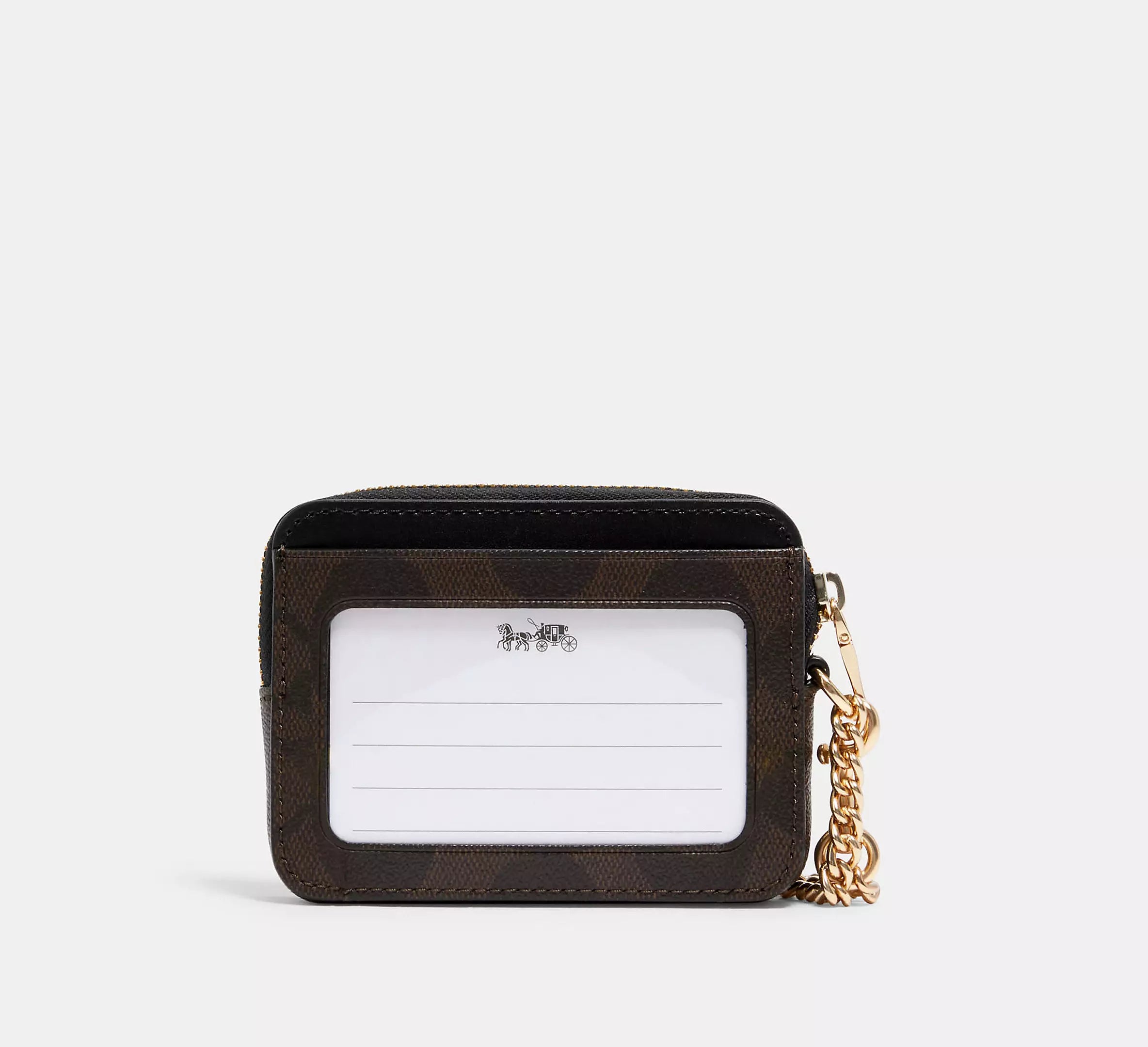 Zip Card Case In Signature Canvas