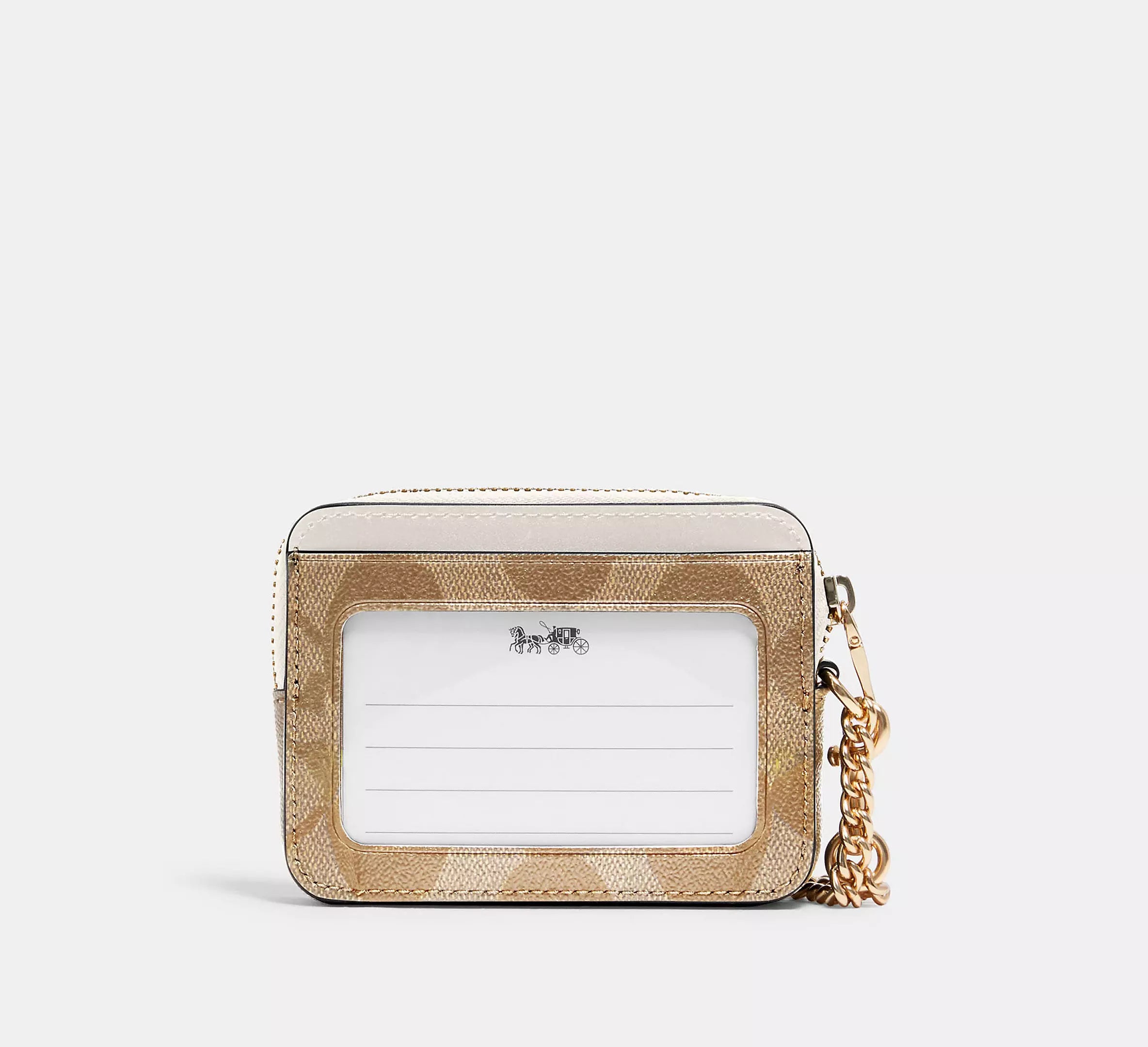 Zip Card Case In Signature Canvas