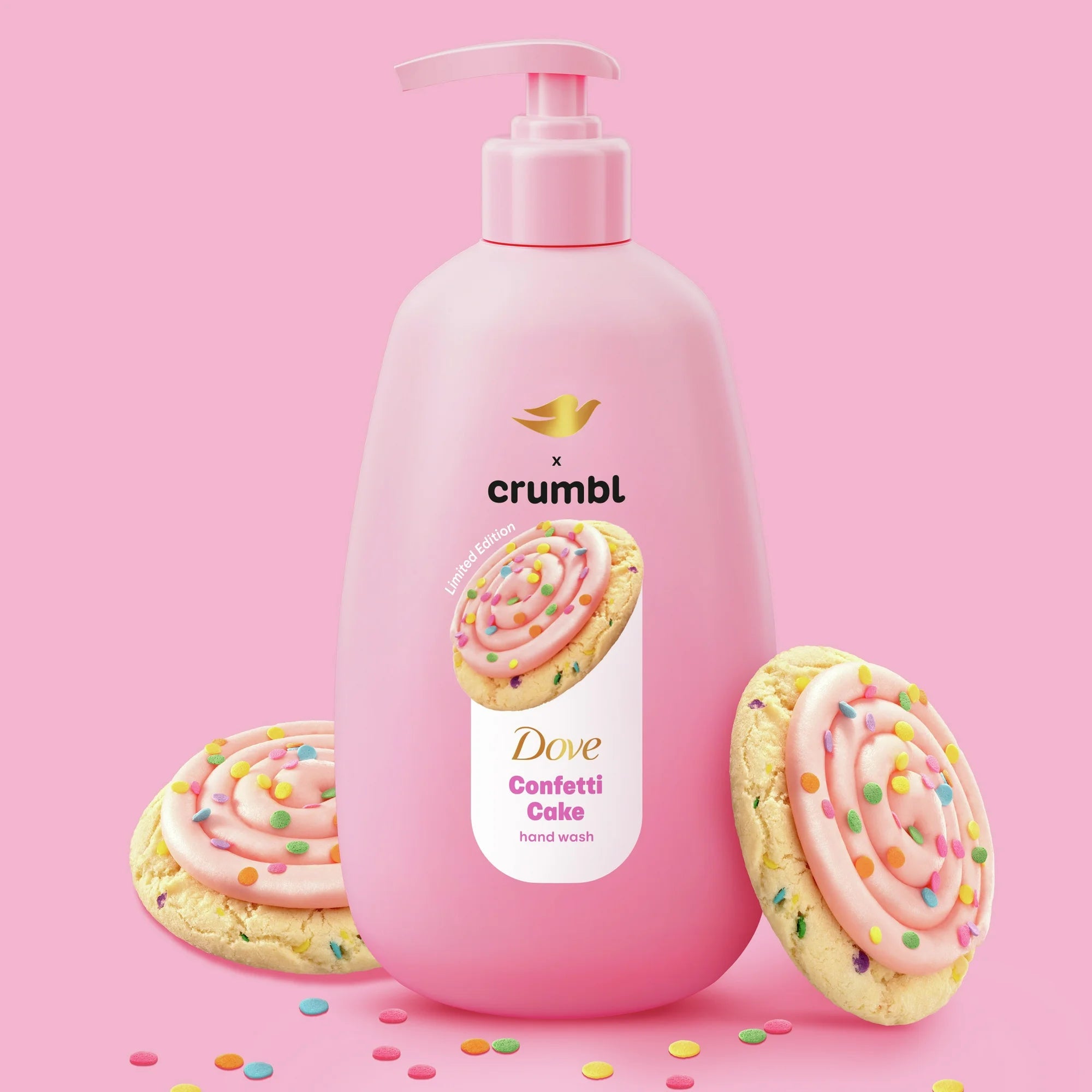 Crumbl Moisturizing Liquid Hand Wash Confetti Cake