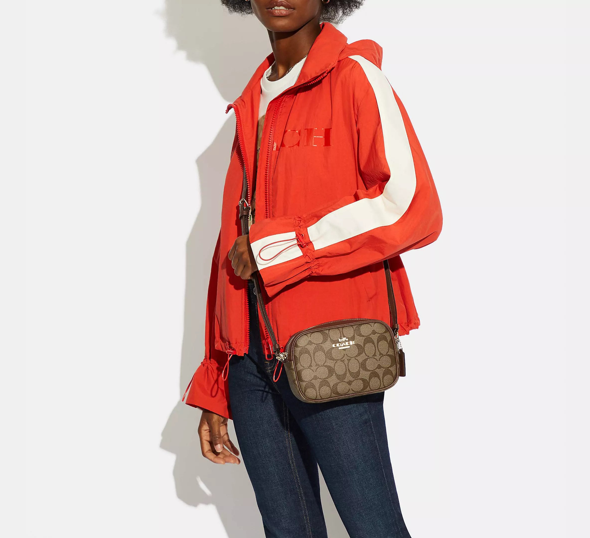 Mini Jamie Camera Bag In Signature Canvas