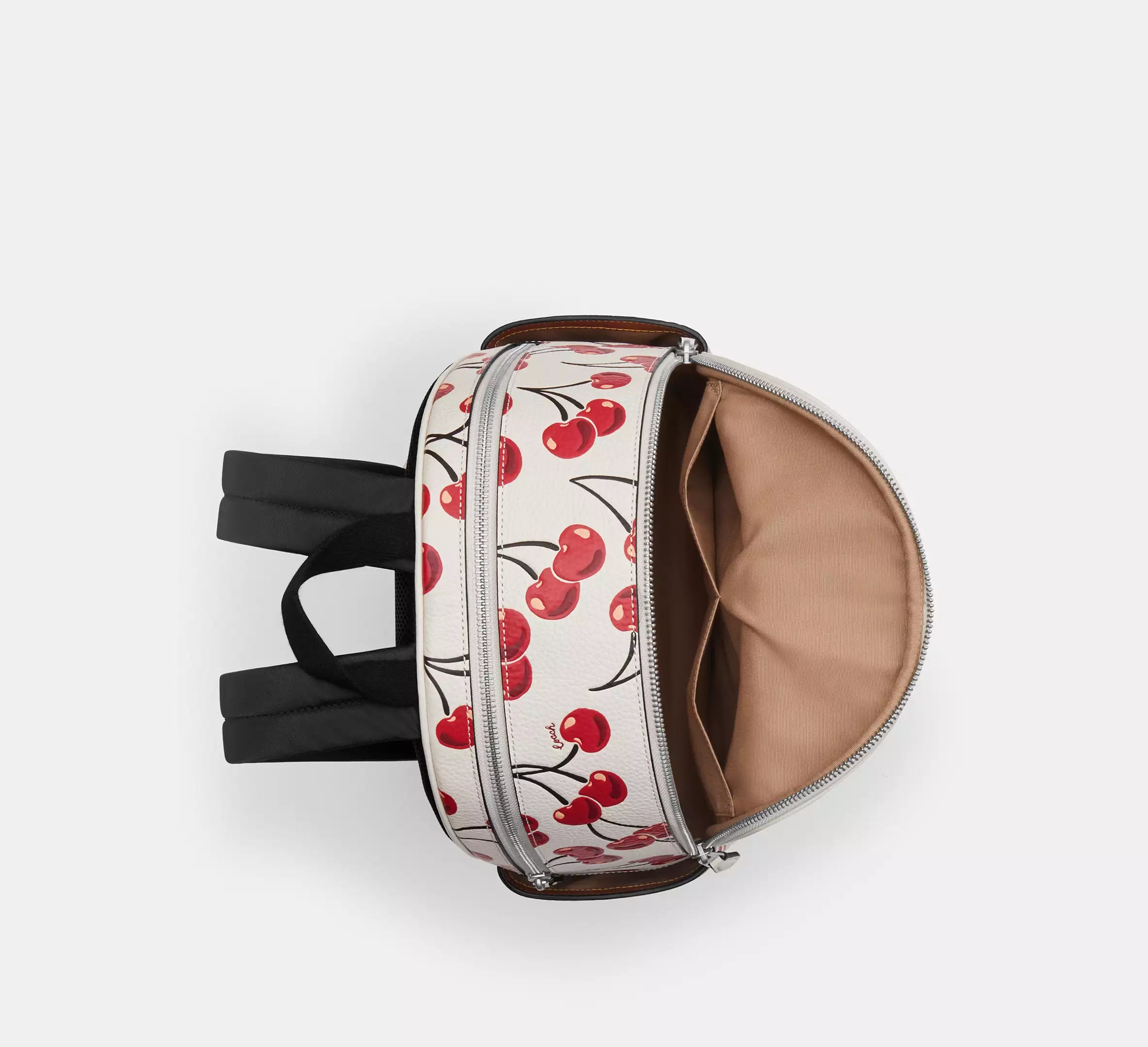 Court Backpack With Cherry Print