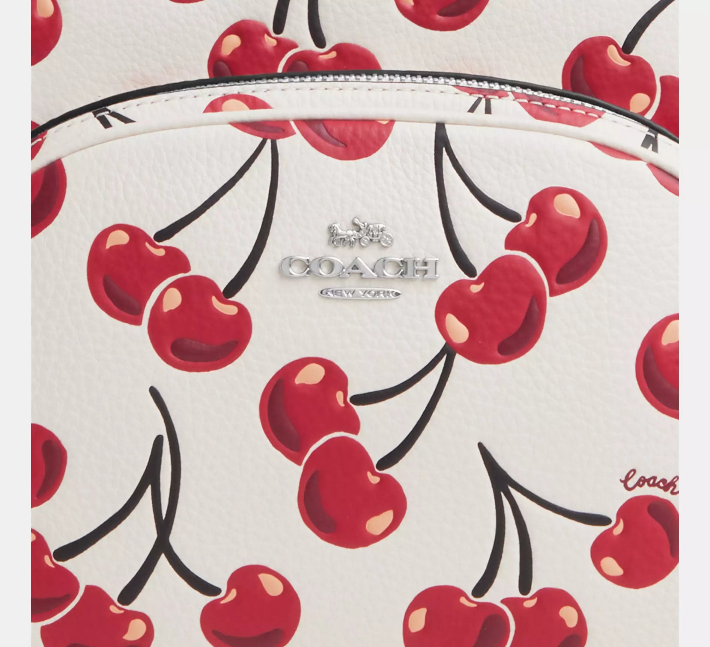 Court Backpack With Cherry Print