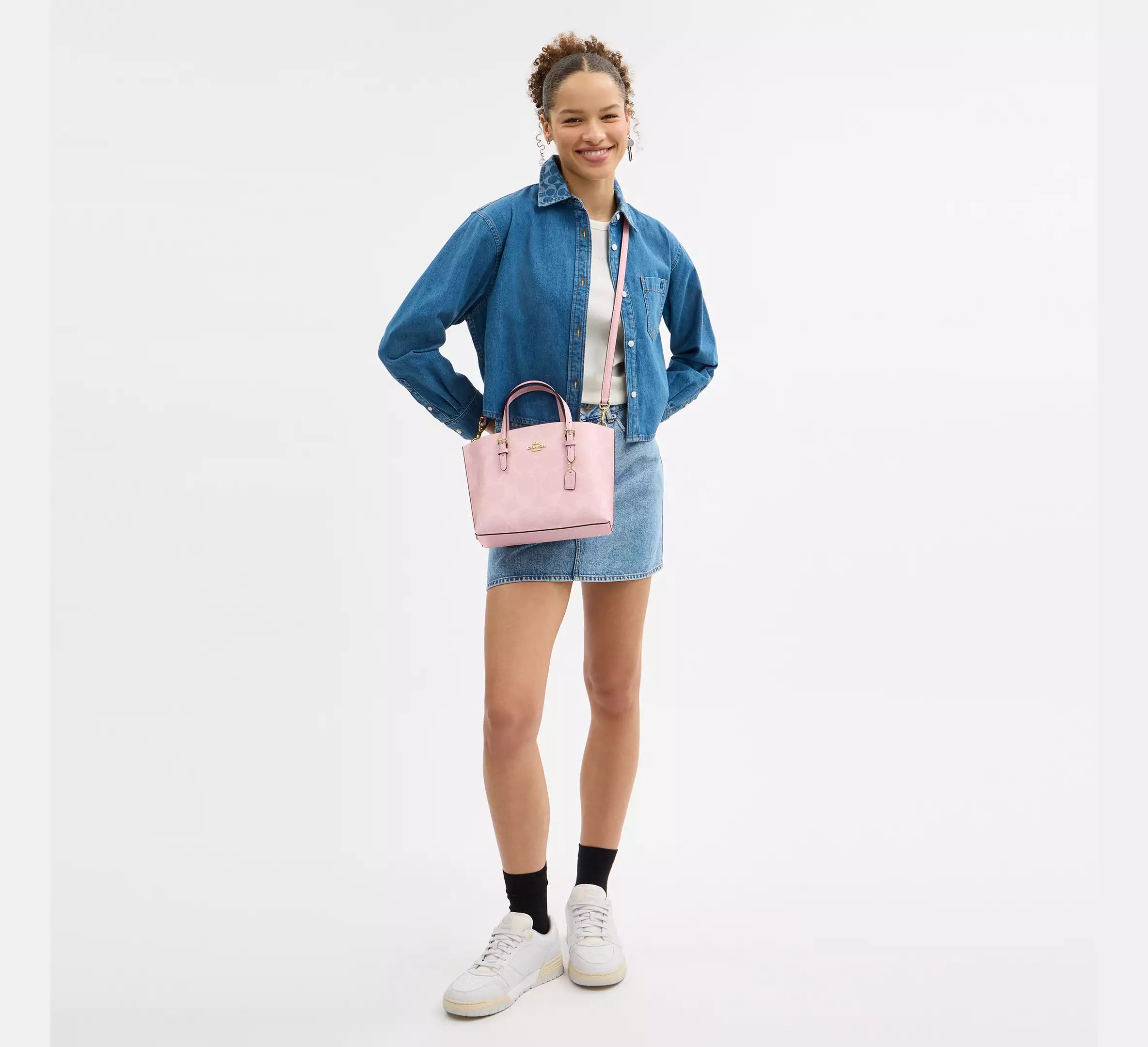 Mollie Tote Bag 25 In Signature Canvas