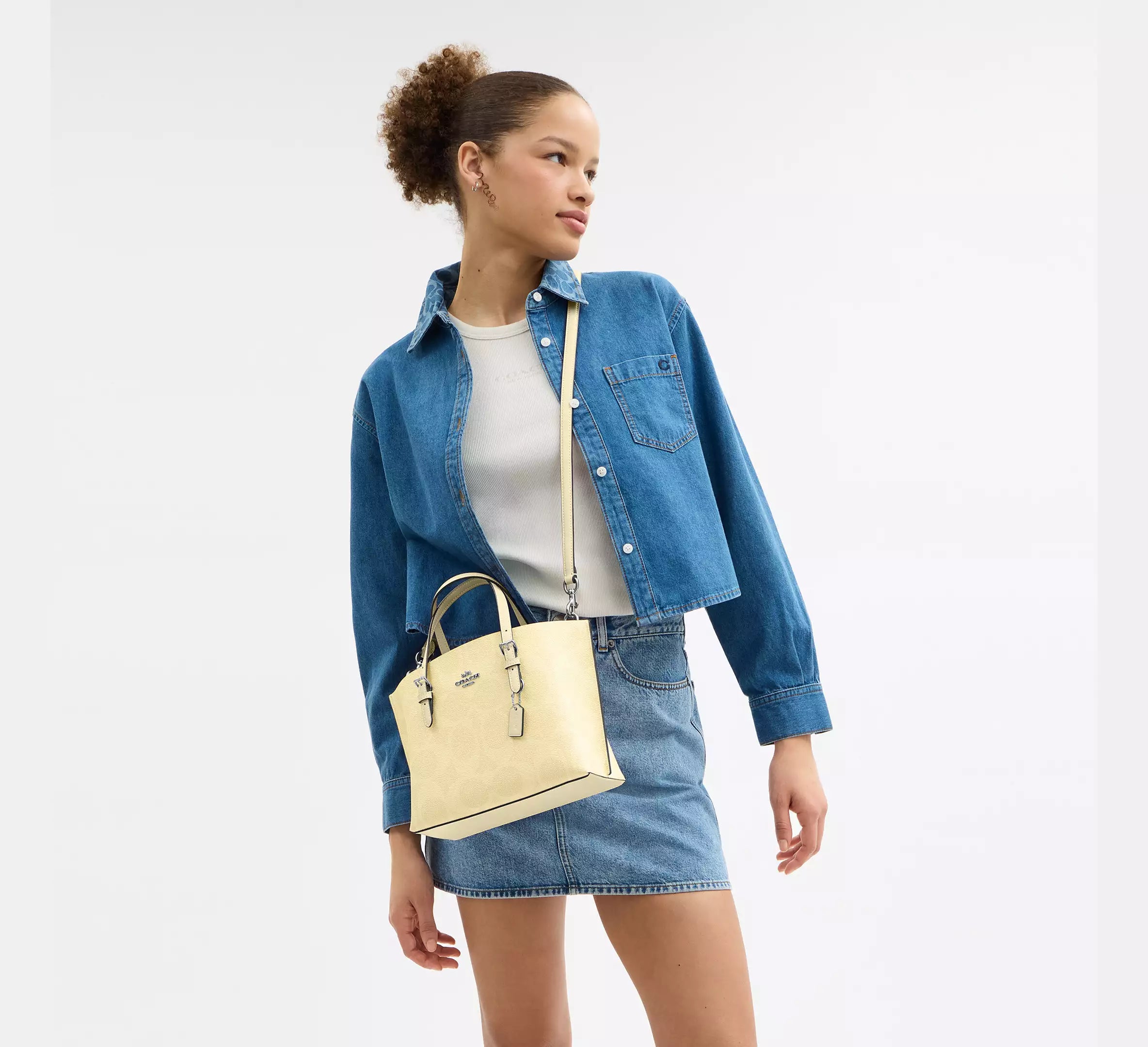 Mollie Tote Bag 25 In Signature Canvas