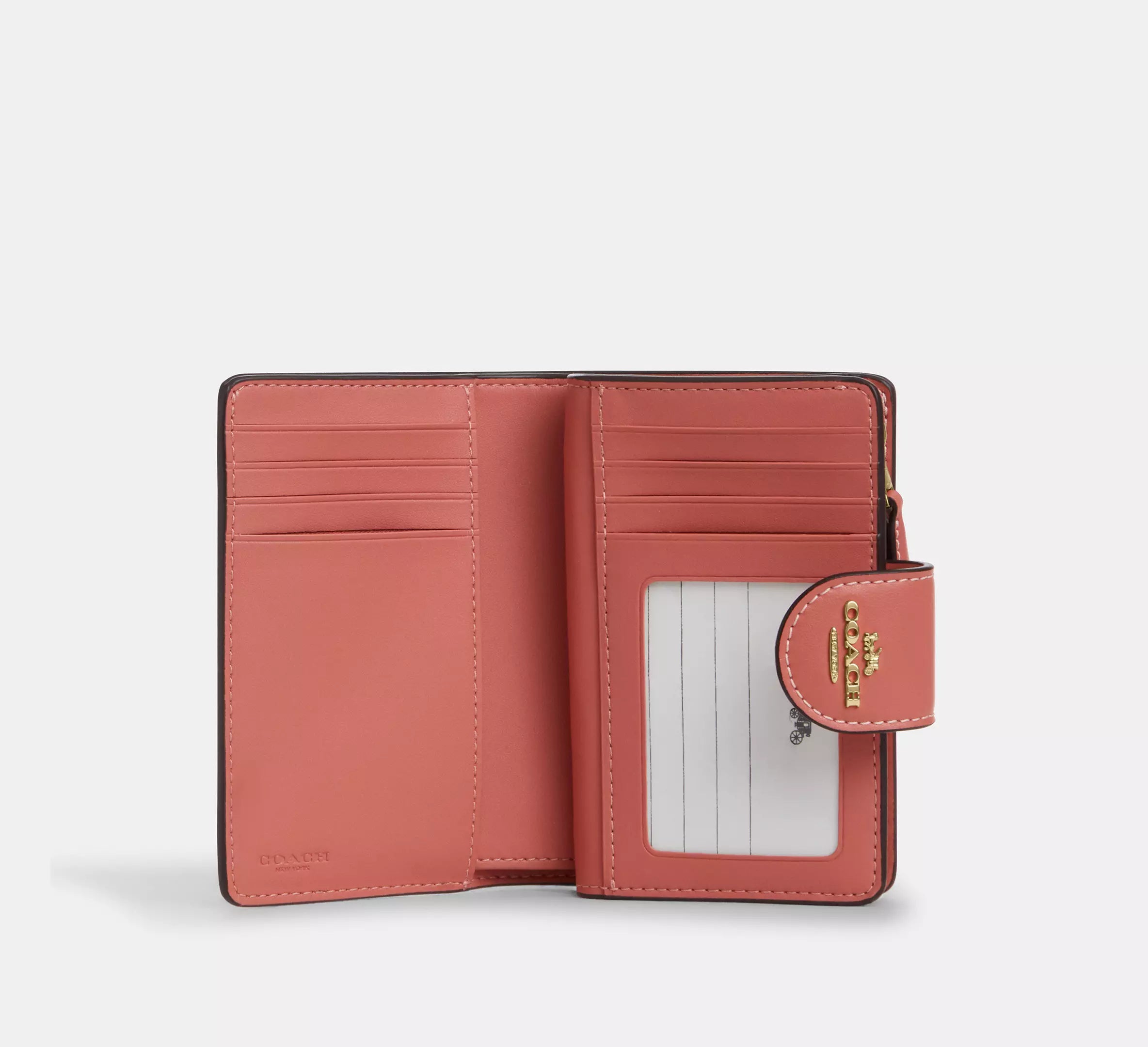 Medium Corner Zip Wallet In Signature Canvas