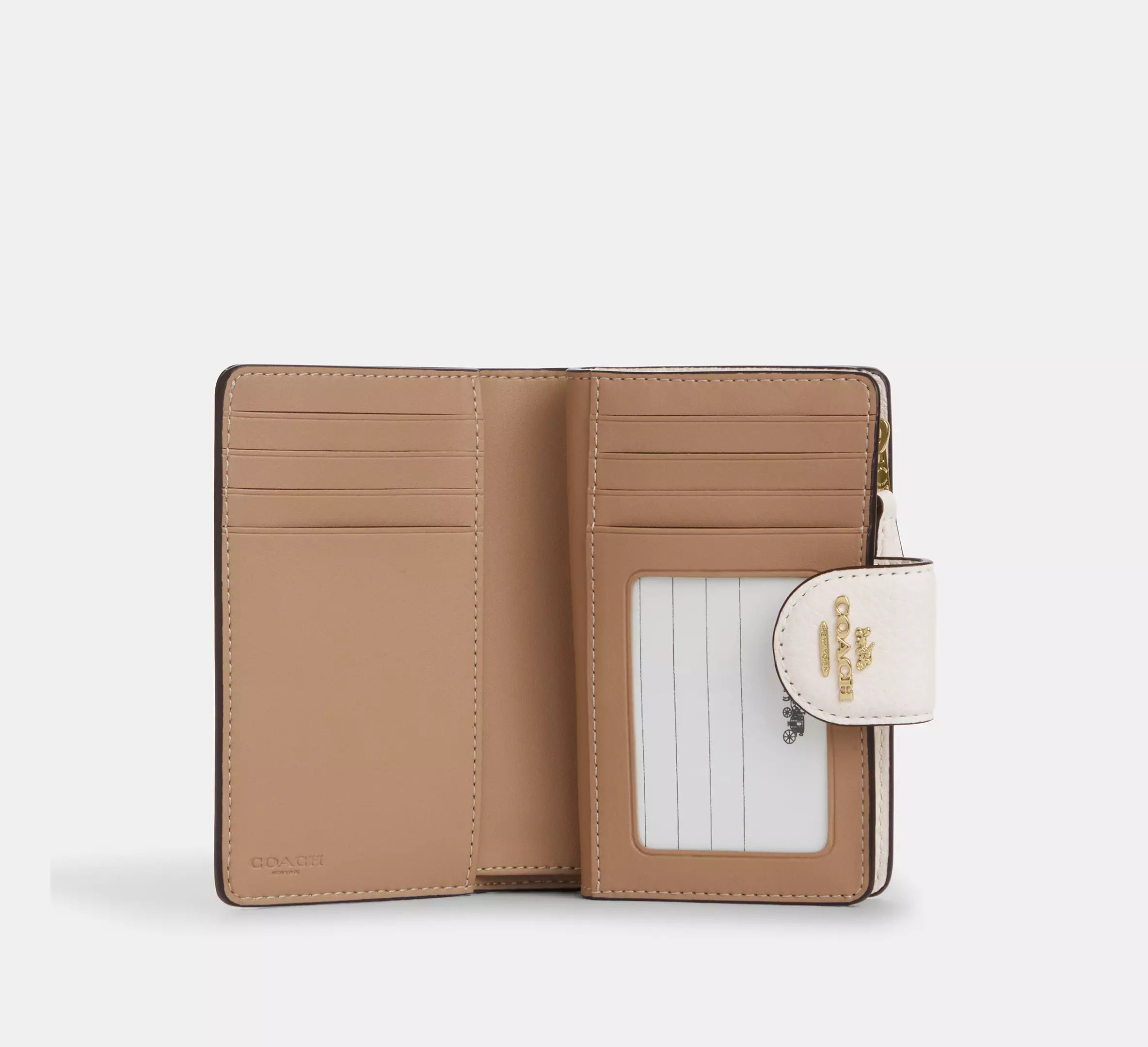 Medium Corner Zip Wallet In Signature Canvas