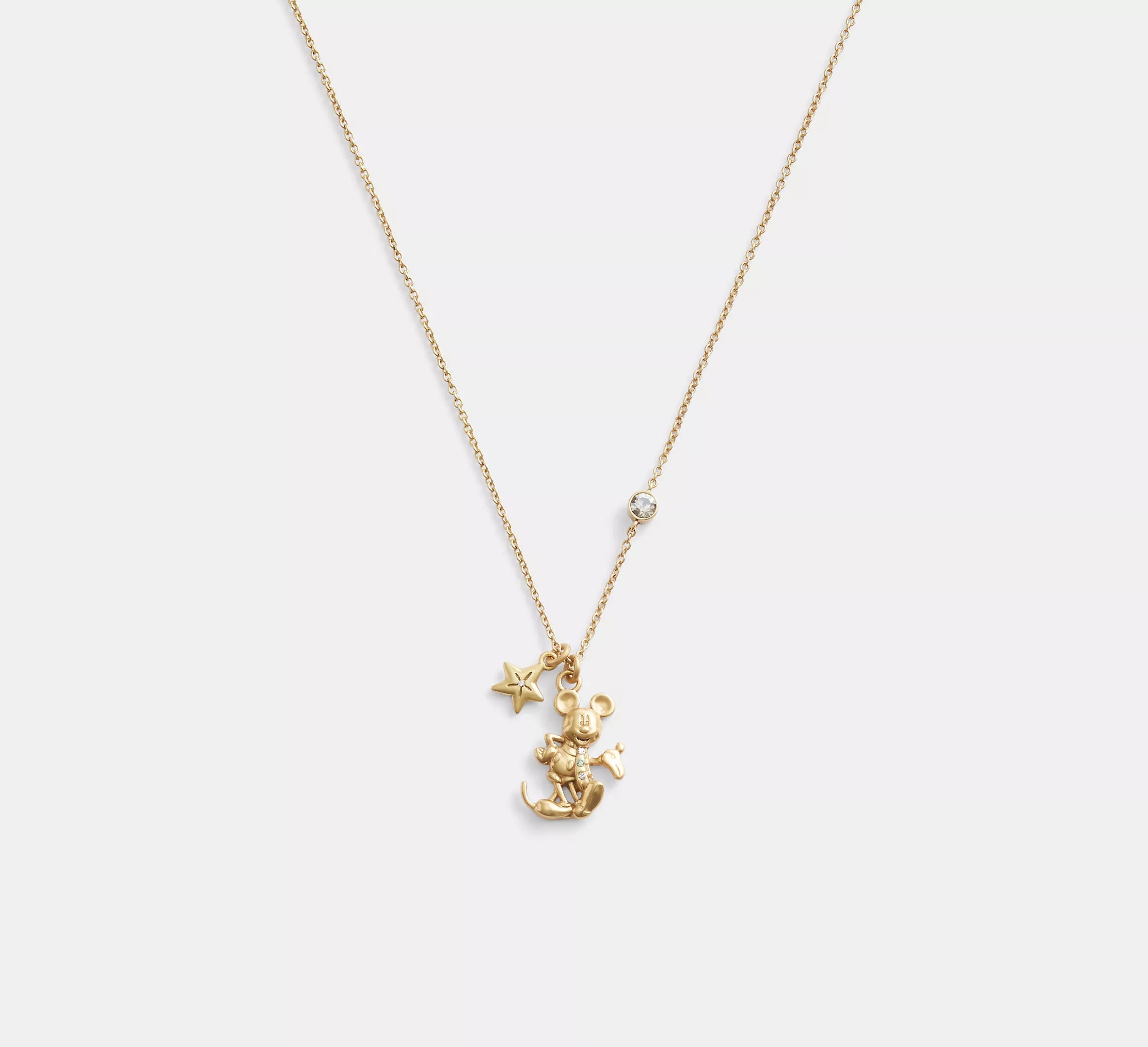 Disney X Coach Holiday Charm Necklace