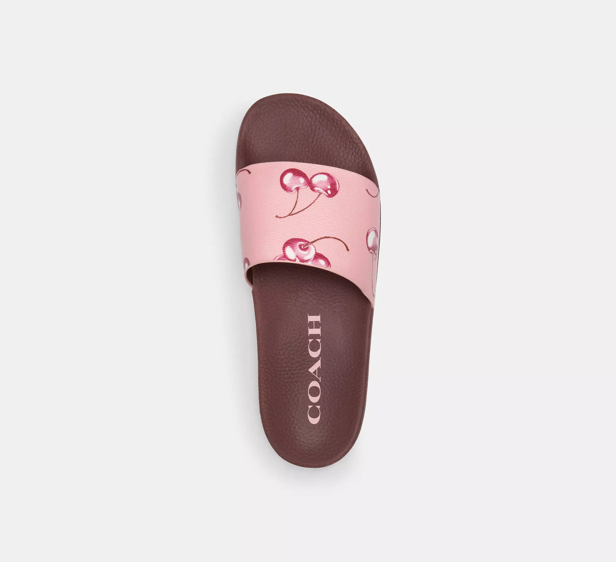 Uli Sport Slide In Signature Canvas With Cherry Print