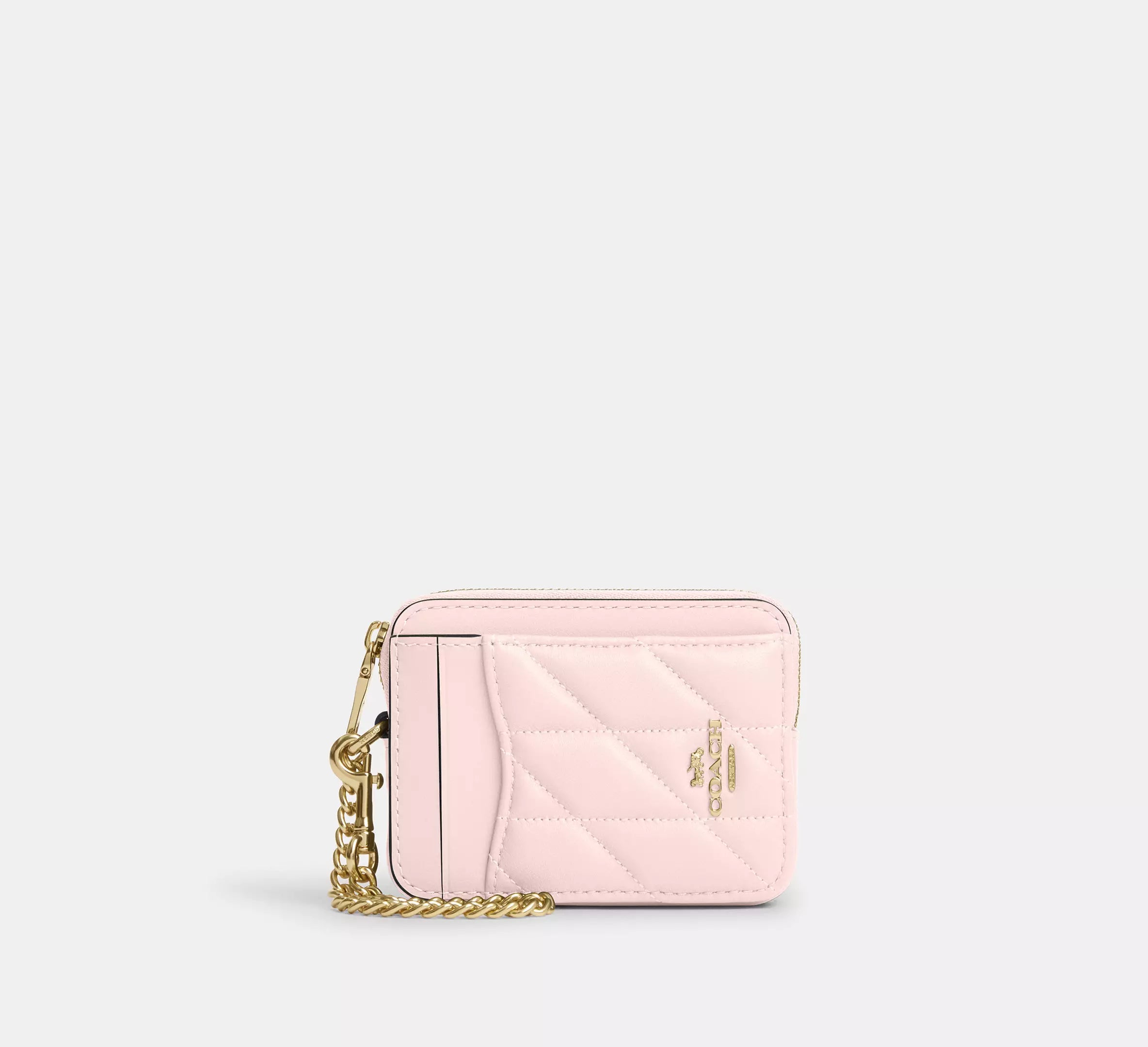 Zip Card Case With Quilting