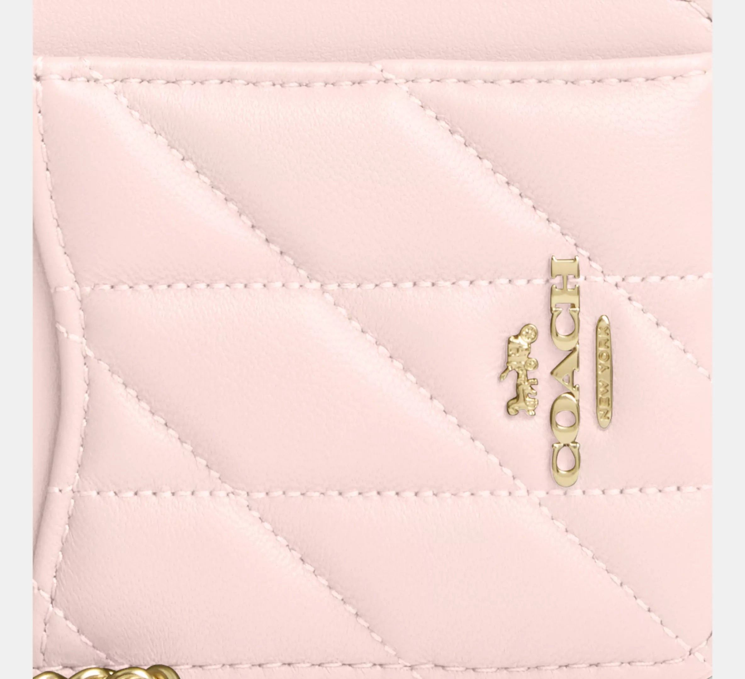 Zip Card Case With Quilting