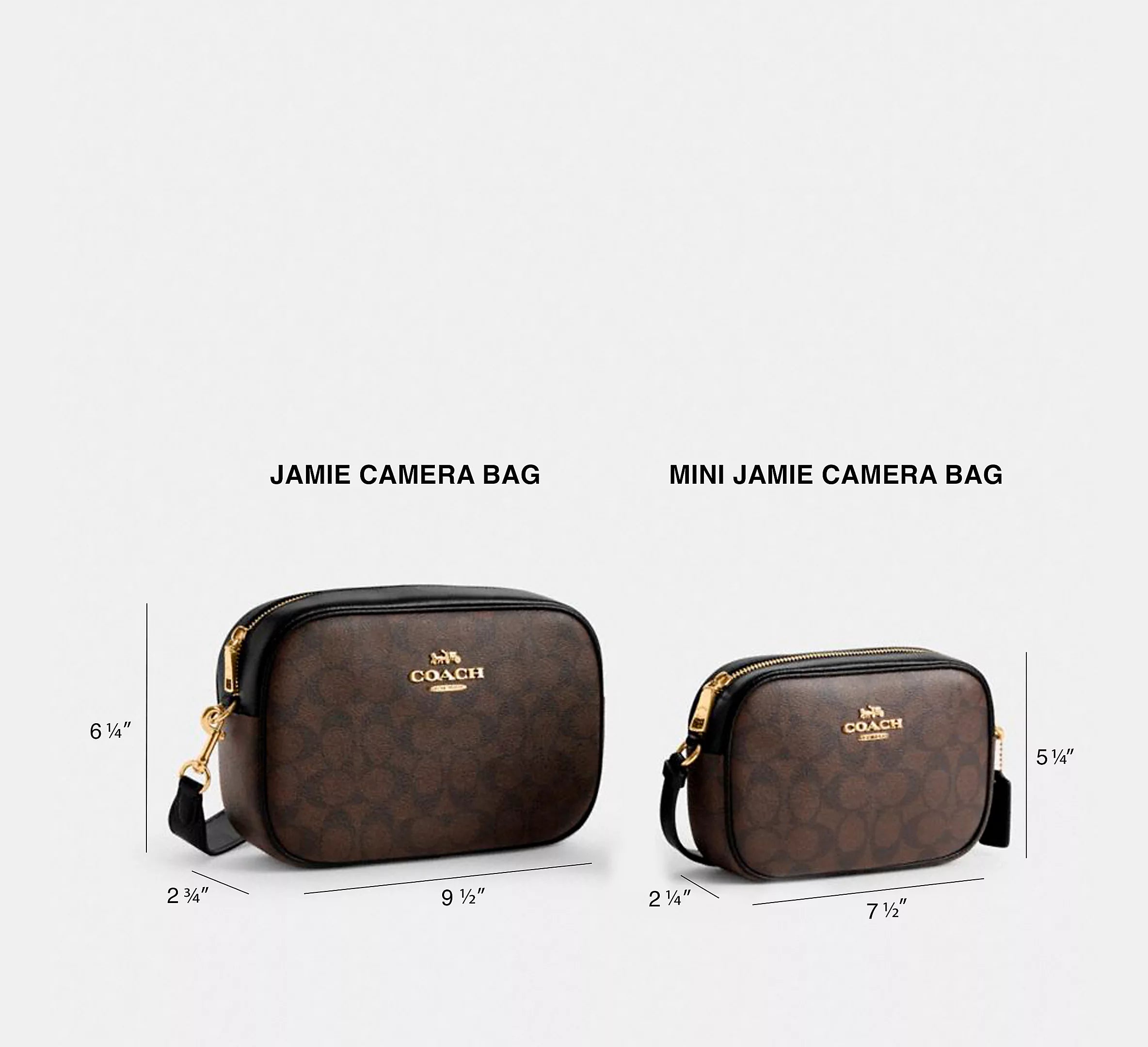 Mini Jamie Camera Bag In Signature Canvas