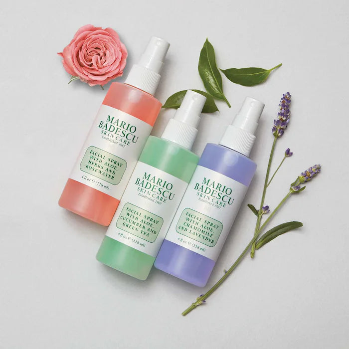 Facial Spray with Aloe, Herbs and Rosewater