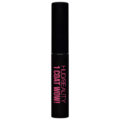 1 Coat WOW Mascara Huda Beauty Trial Size -2 ml