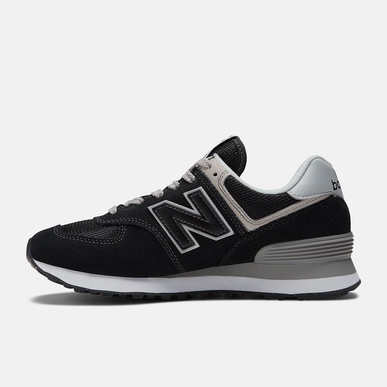 Men's 574 Core Black with white