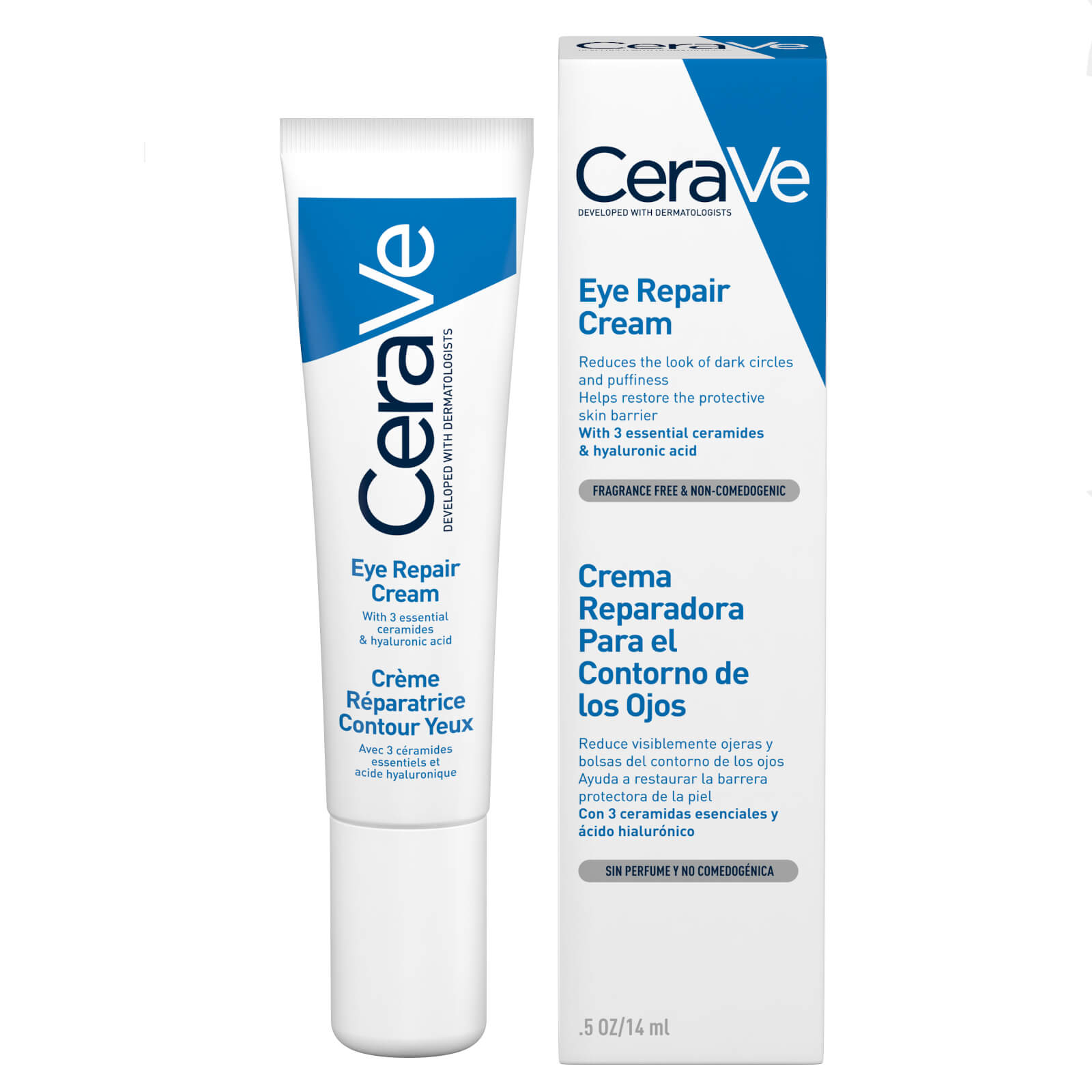 CeraVe México - Eye Repair Cream | Crema para Ojos | Hinchazón, Ojeras