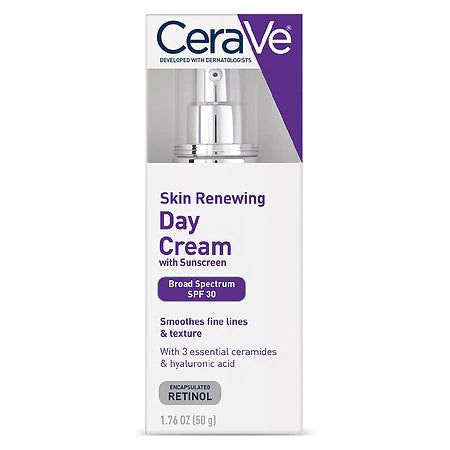 Anti Aging Face Cream SPF 30 Skin Renewing Day Cream with Retinol