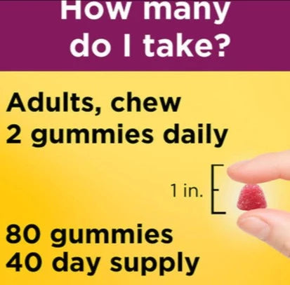 Women's Multivitamin + Omega-3 Gummies Lemon, Orange & Strawberry