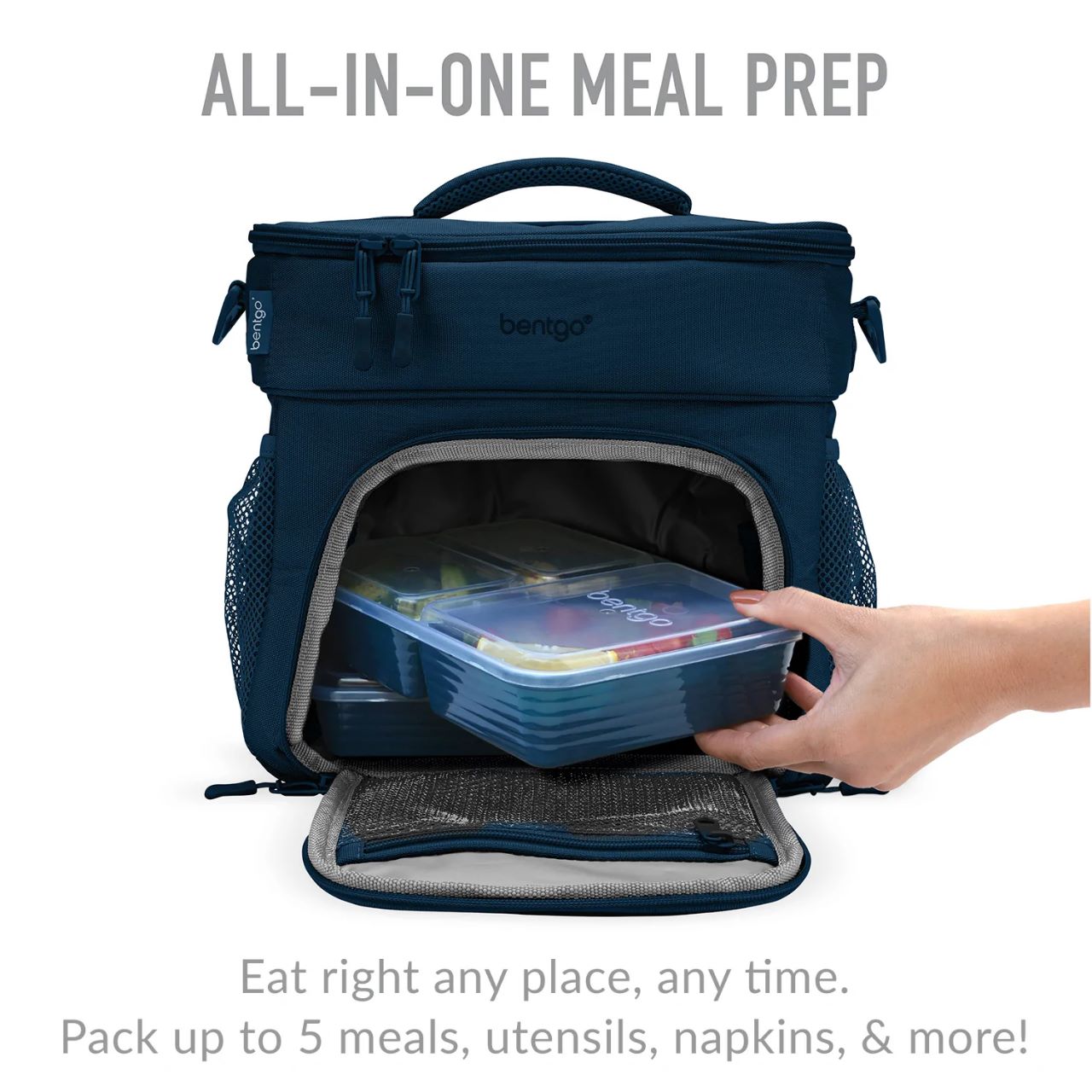 Bentgo Prep Deluxe Bag & 60-Piece Meal Prep Container Set