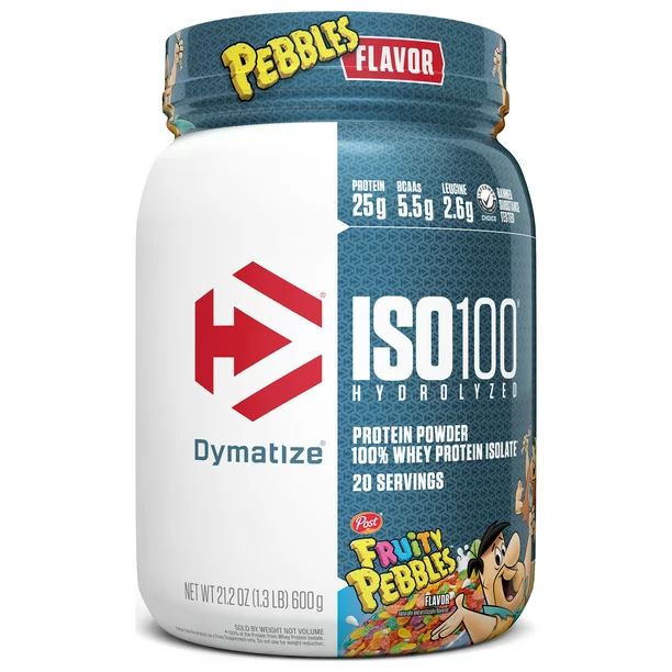 Dymatize ISO100 Whey Isolate Protein Powder Fruity Pebbles