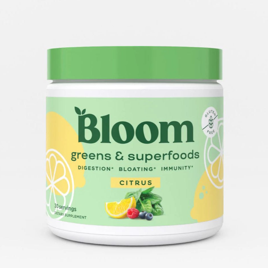 Bloom - Greens & Superfoods | Suplemento Alimenticio Citrico