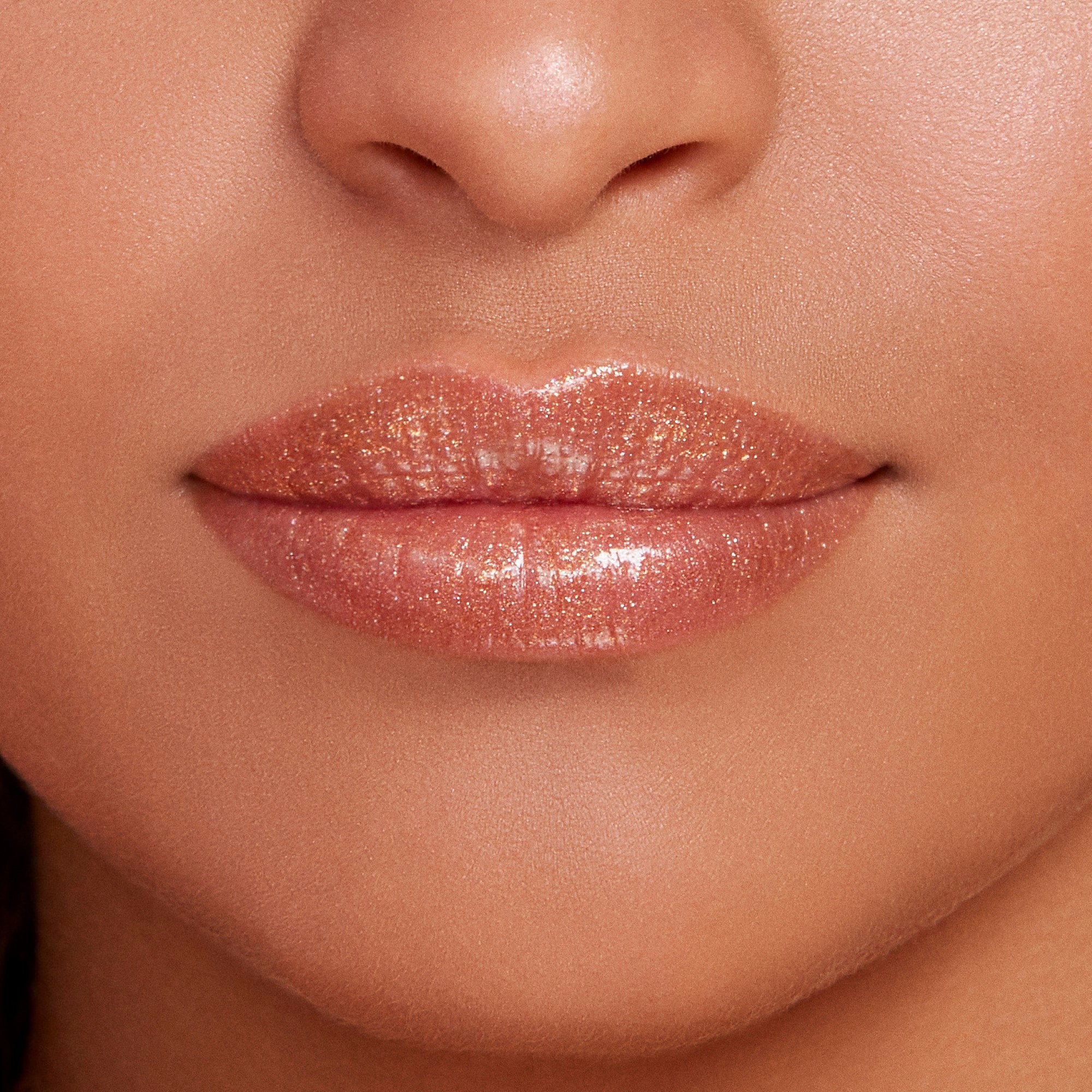 Rich & Dazzling High-Shine Sparkling Lip Gloss "Sunset Crush"