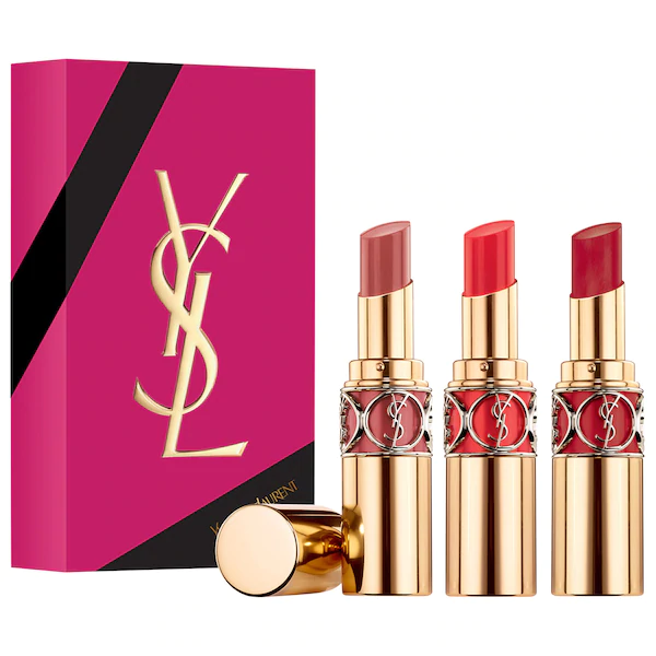 Yves Saint Laurent Rouge Volupte Shine Spring Trio