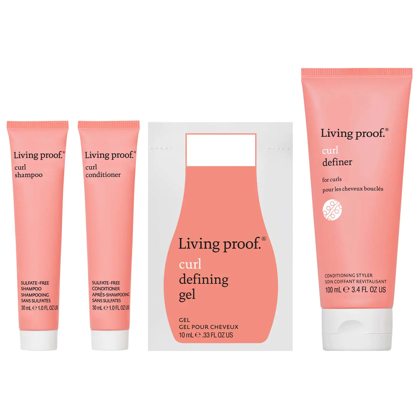 Living Proof Curl Hair Sample Set