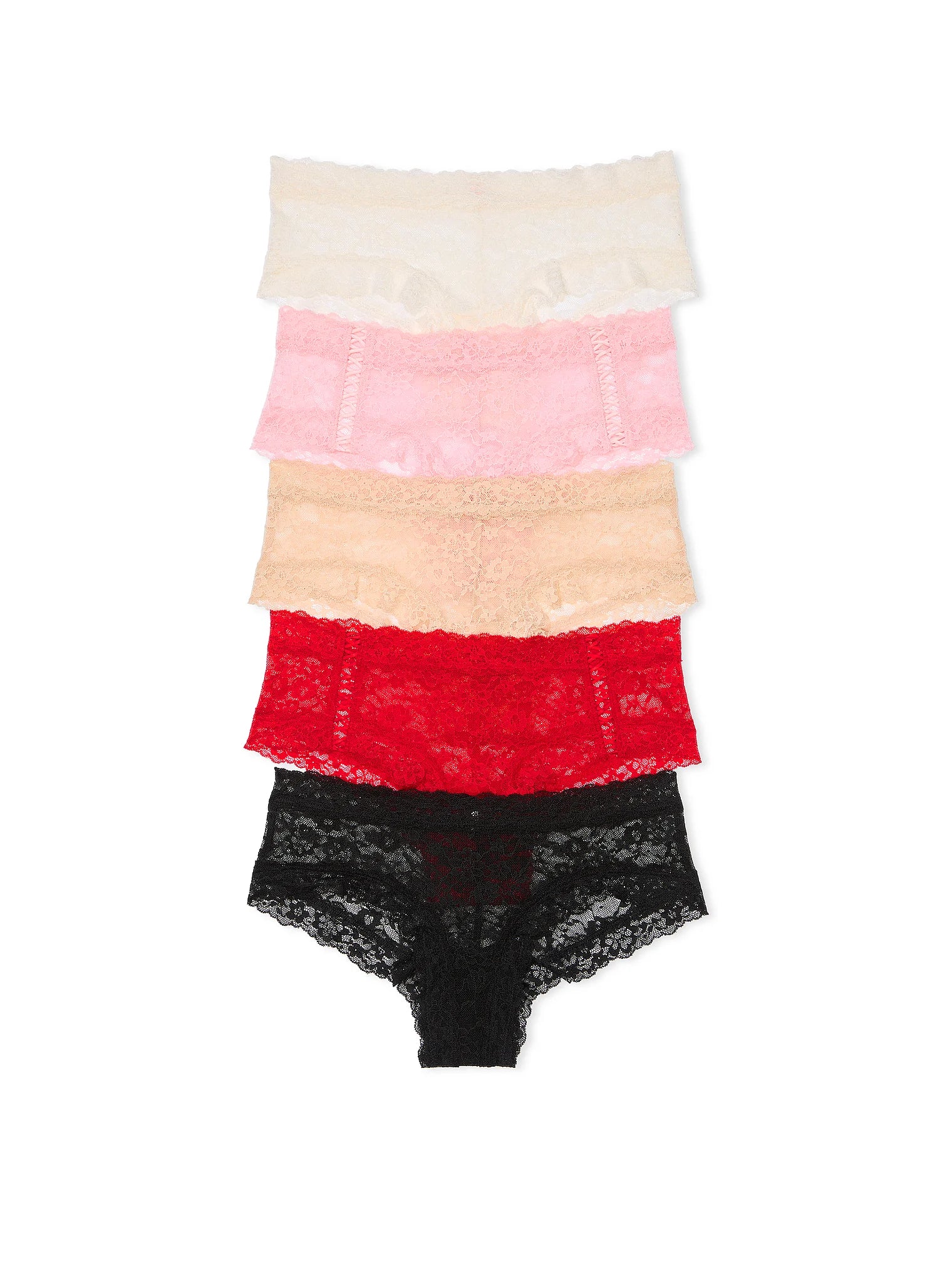 5-Pack Lace Cheeky Panties