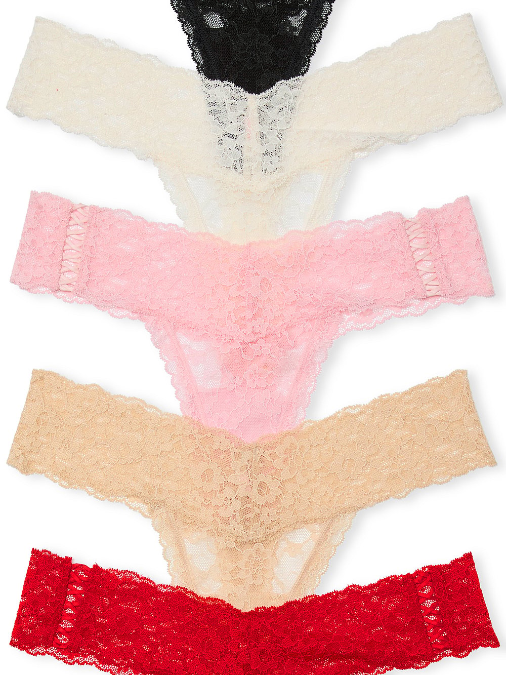 5-Pack Lace Thong Panties