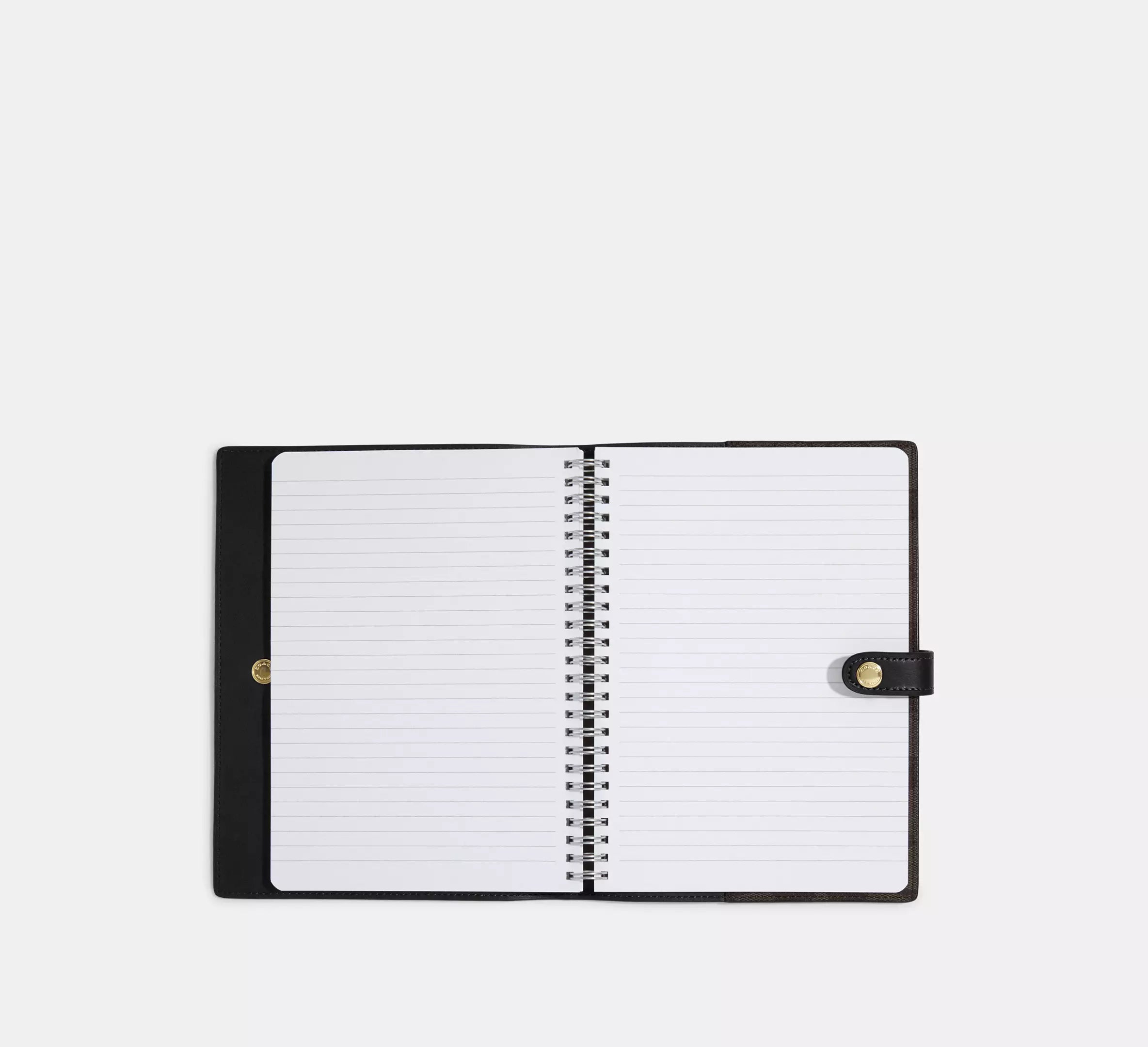 Coach Outlet México - Notebook In Signature Canvas | Block de notas